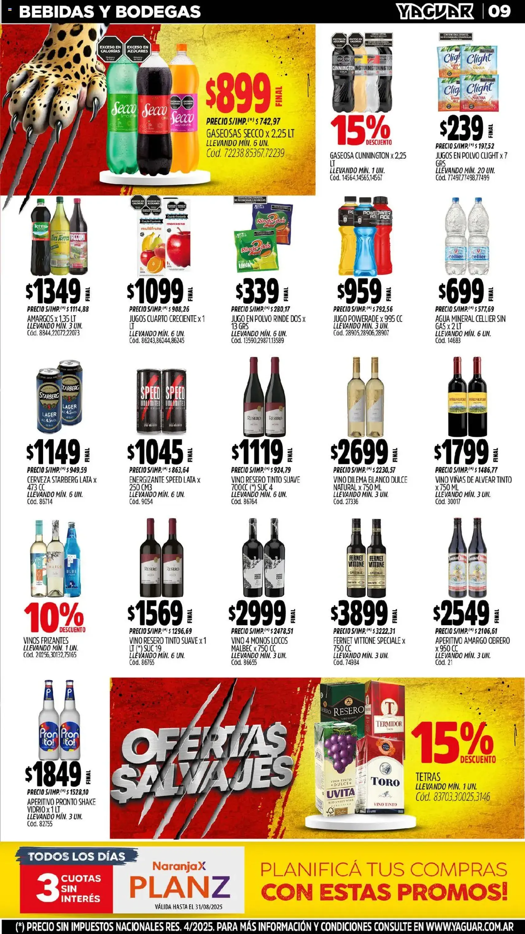 Yaguar catálogo - folleto válido desde 11/08/2025 página 9 de 35