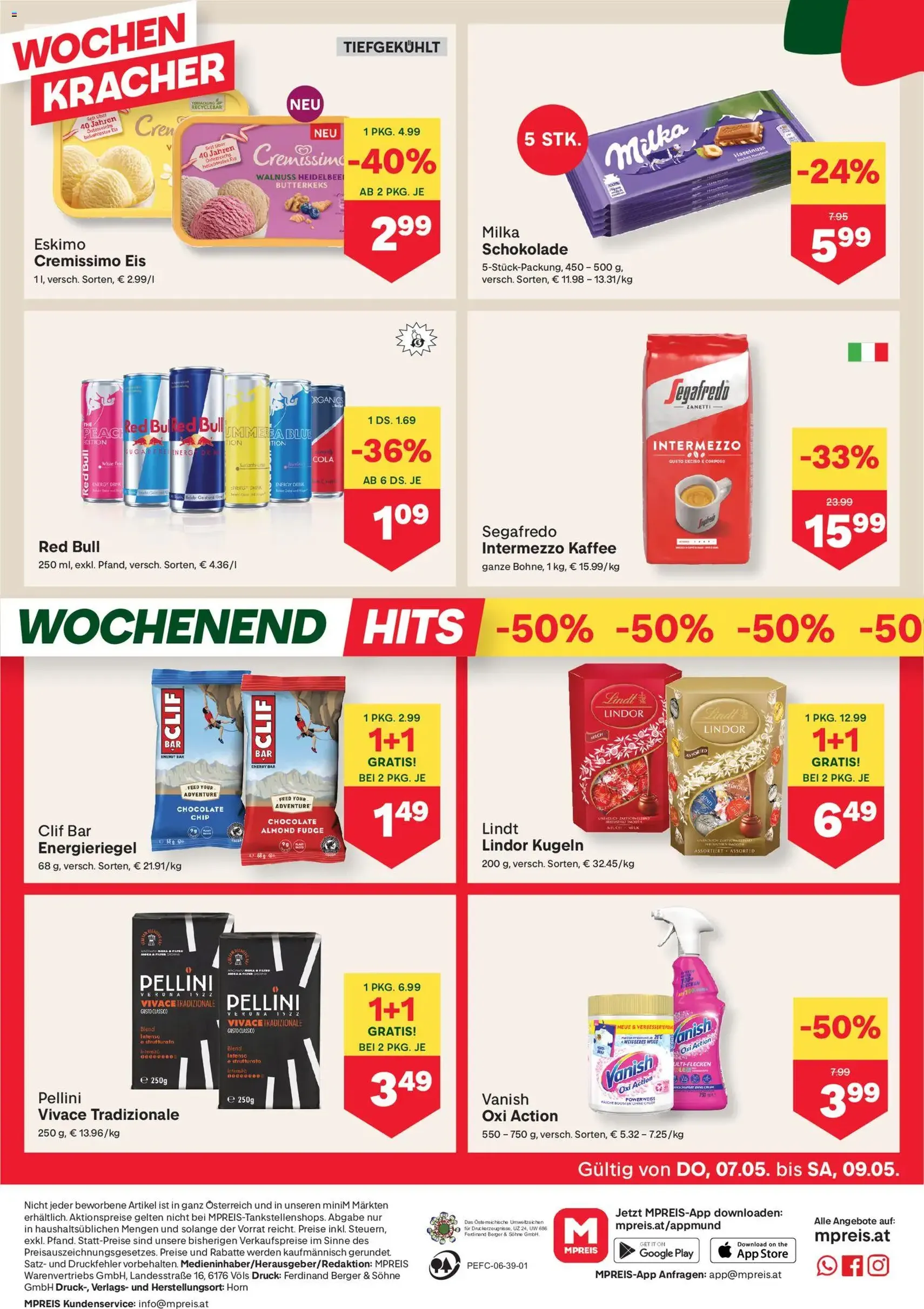 MPREIS Flugblatt - Gültiger Prospekt ab 07.05.2026, Seite 16 von insgesamt 19