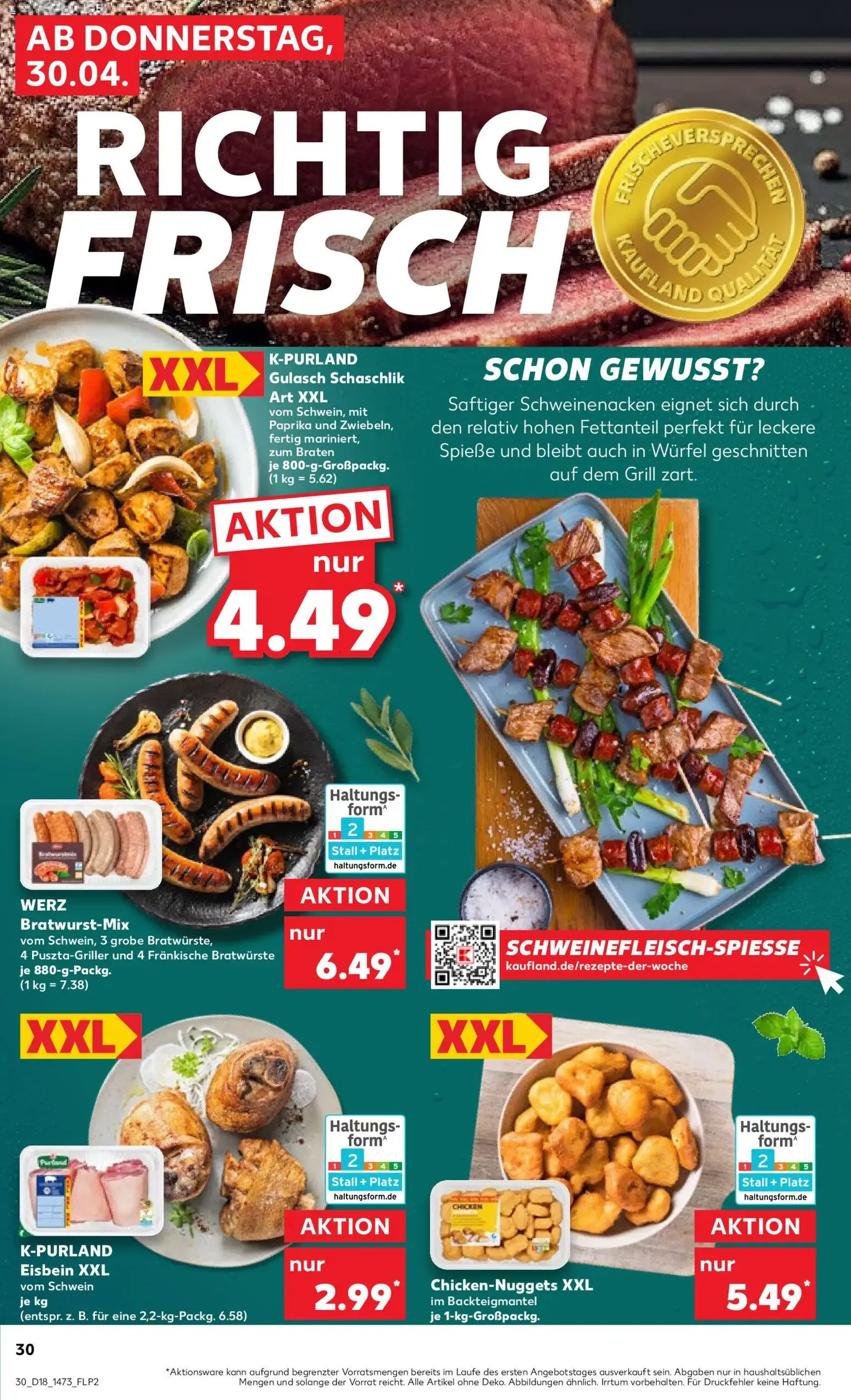 Kaufland Prospekt - Gültiger Prospekt ab 30.04.2026, Seite 30 von insgesamt 62