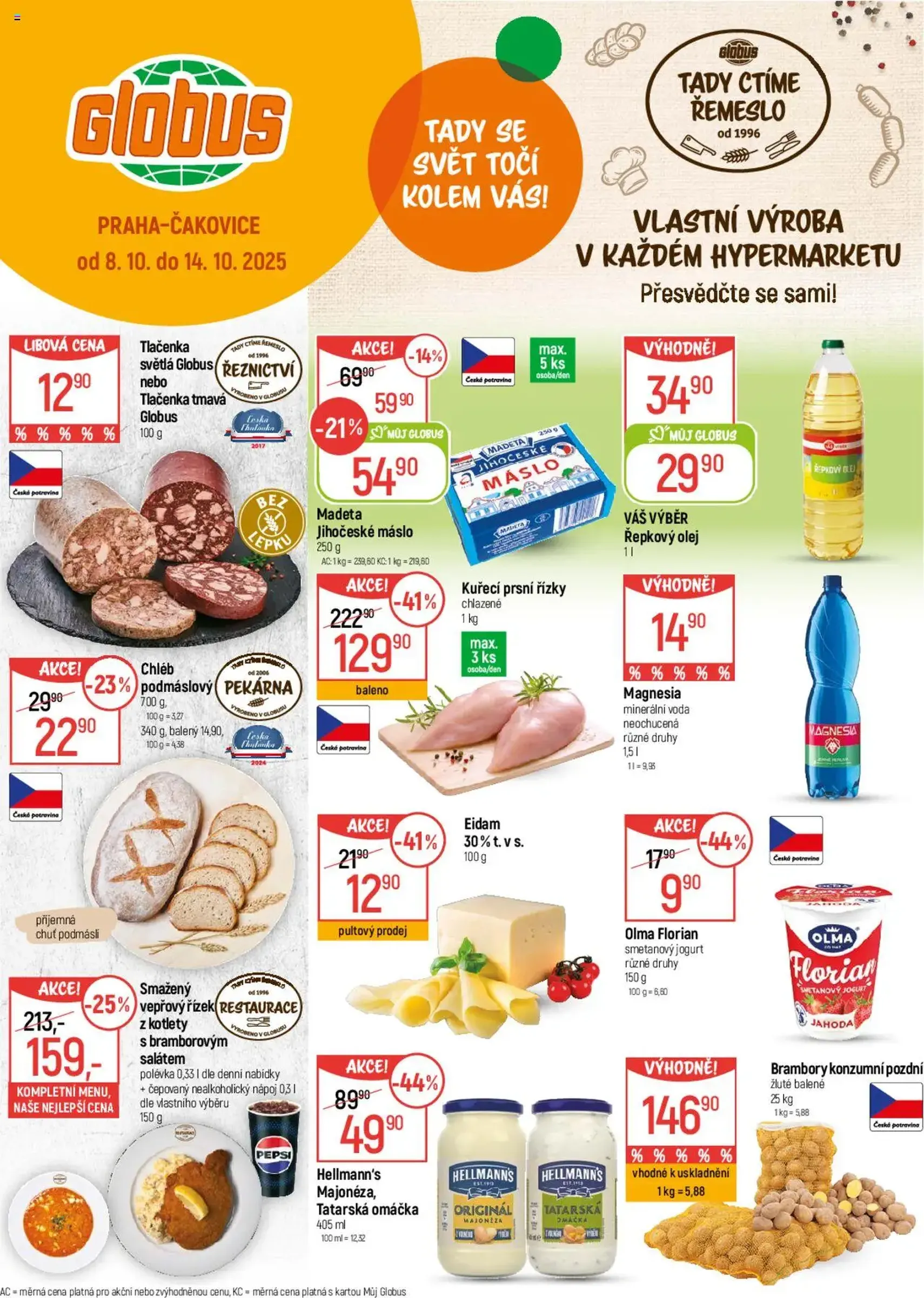 Globus leták - platný leták od 08.10.2025 strana 1 z 41