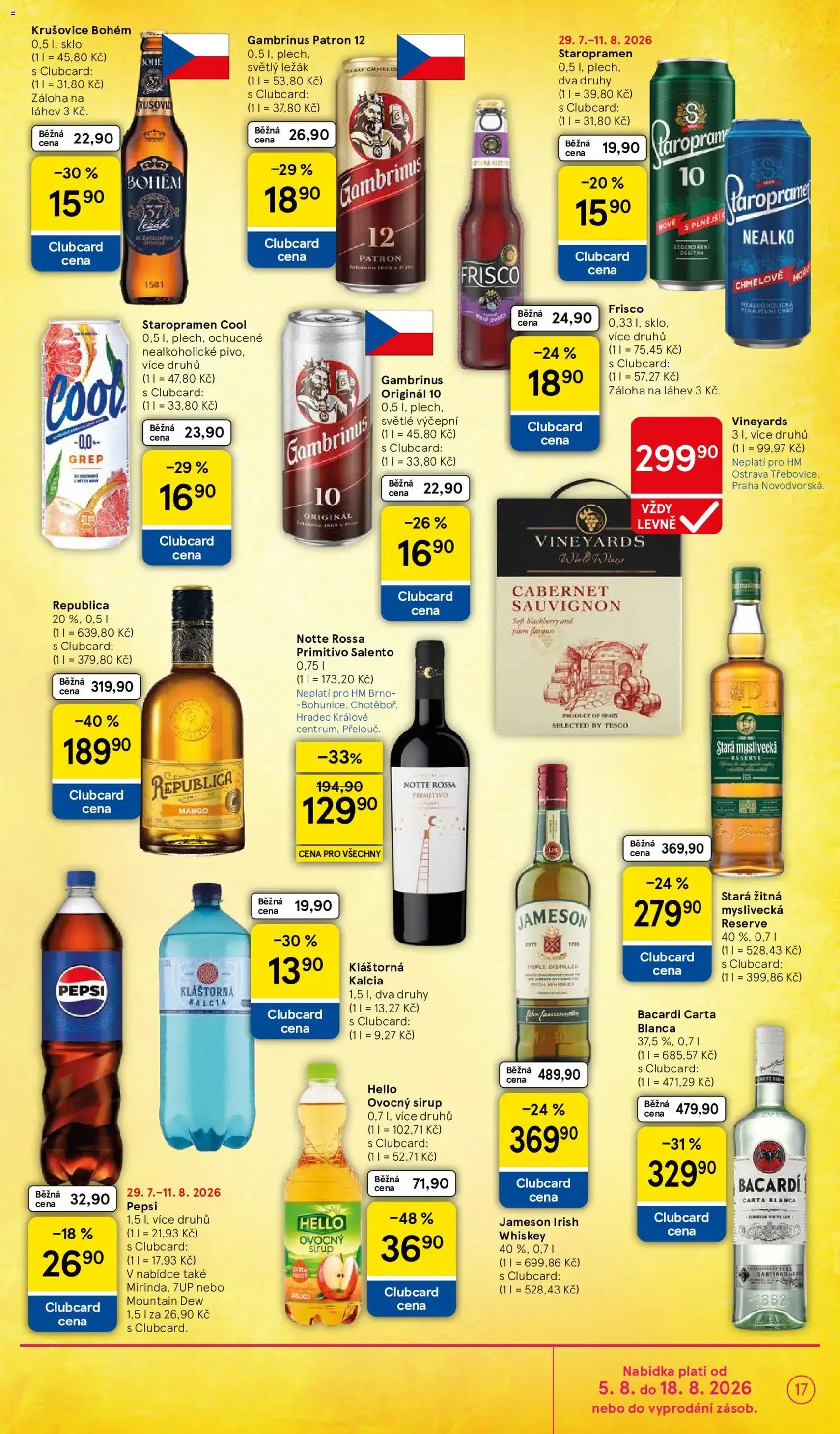Tesco leták - Hypermarket - platný leták od 05.08.2026 strana 17 z 31