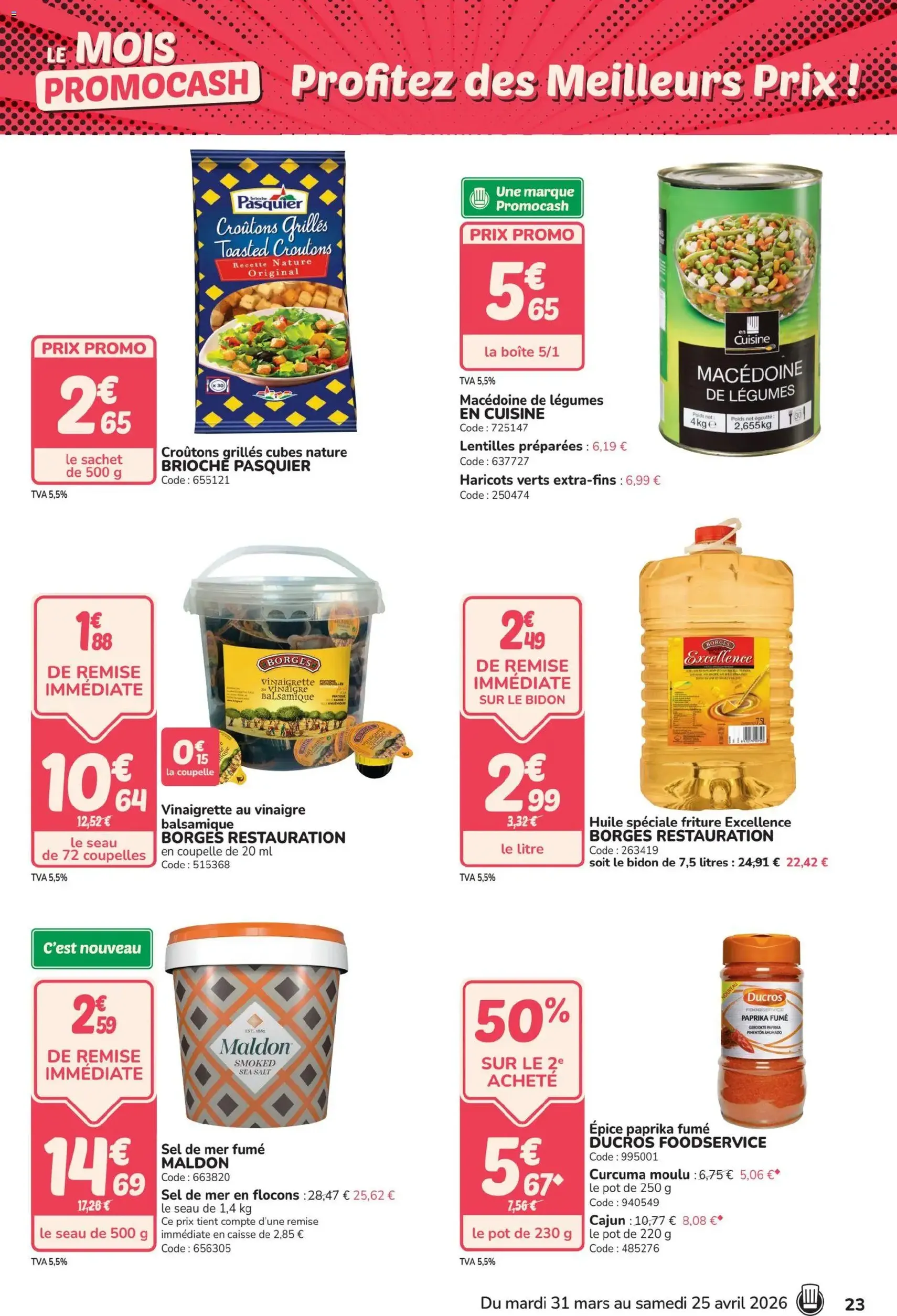 Promocash catalogue - brochure valable à partir du 31/03/2026, page 23 sur 44