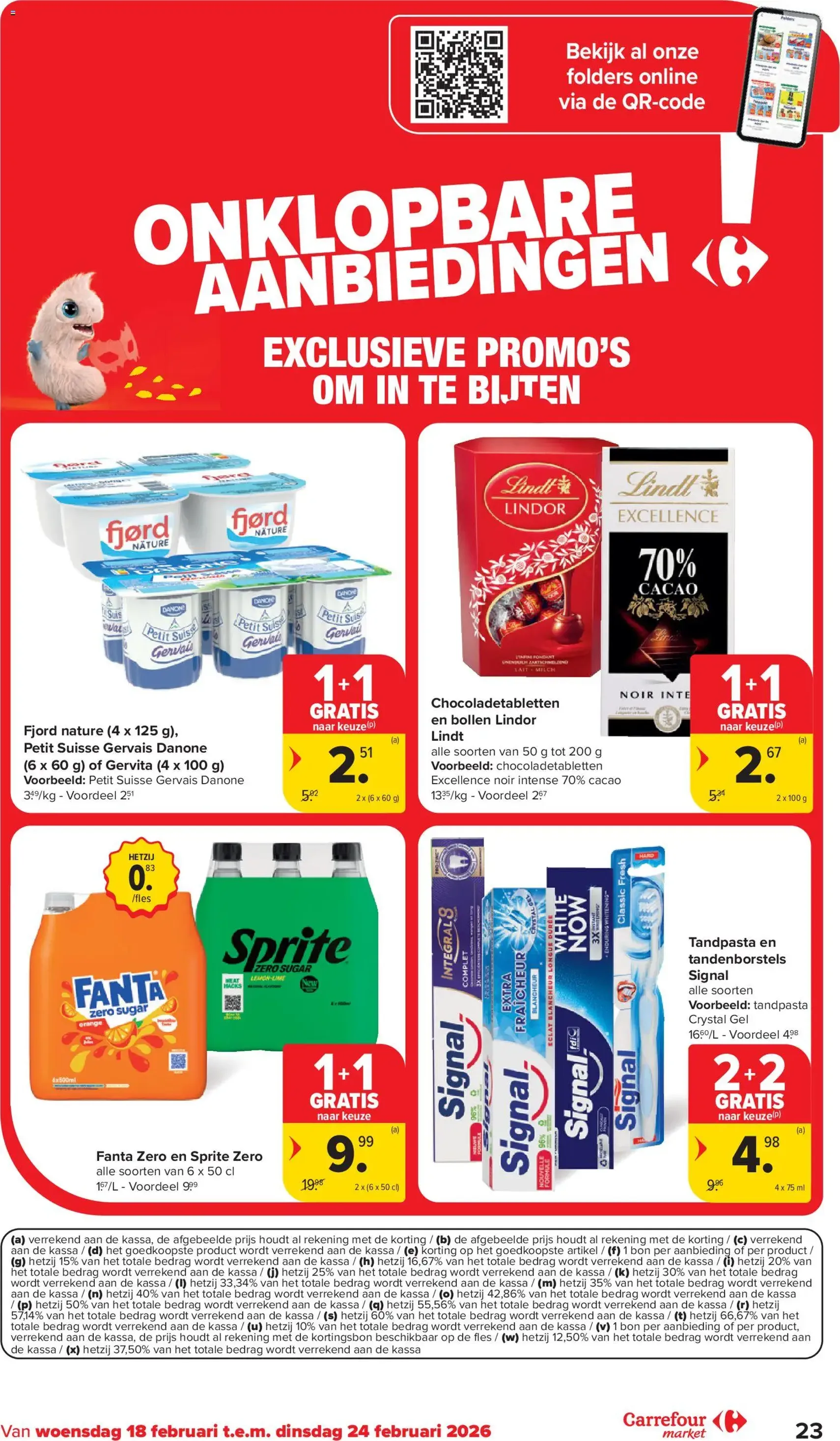 Carrefour market folder week 8 - geldige folder vanaf 18/02/2026 pagina 23 van 24