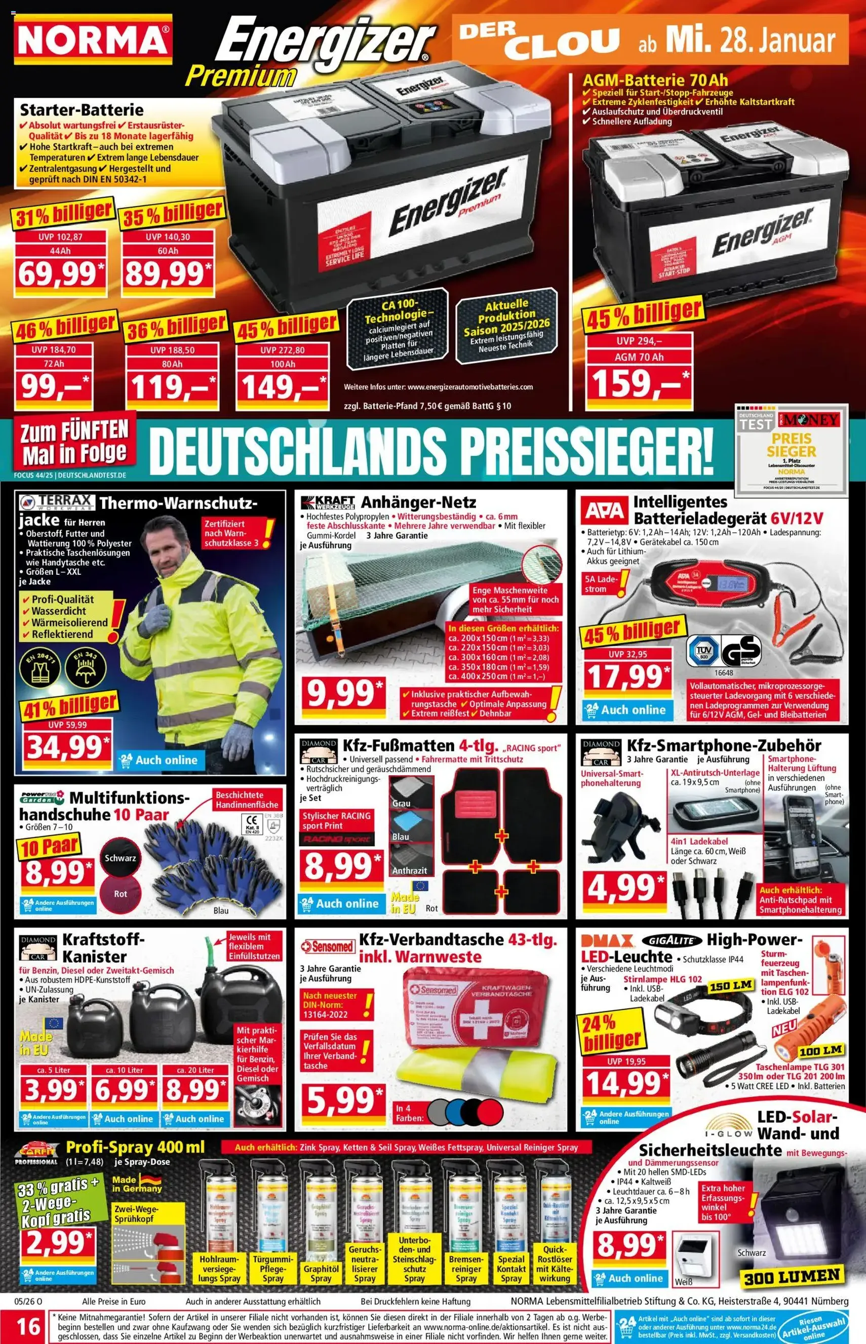 Norma Prospekt - Gültiger Prospekt ab 26.01.2026, Seite 16 von insgesamt 20