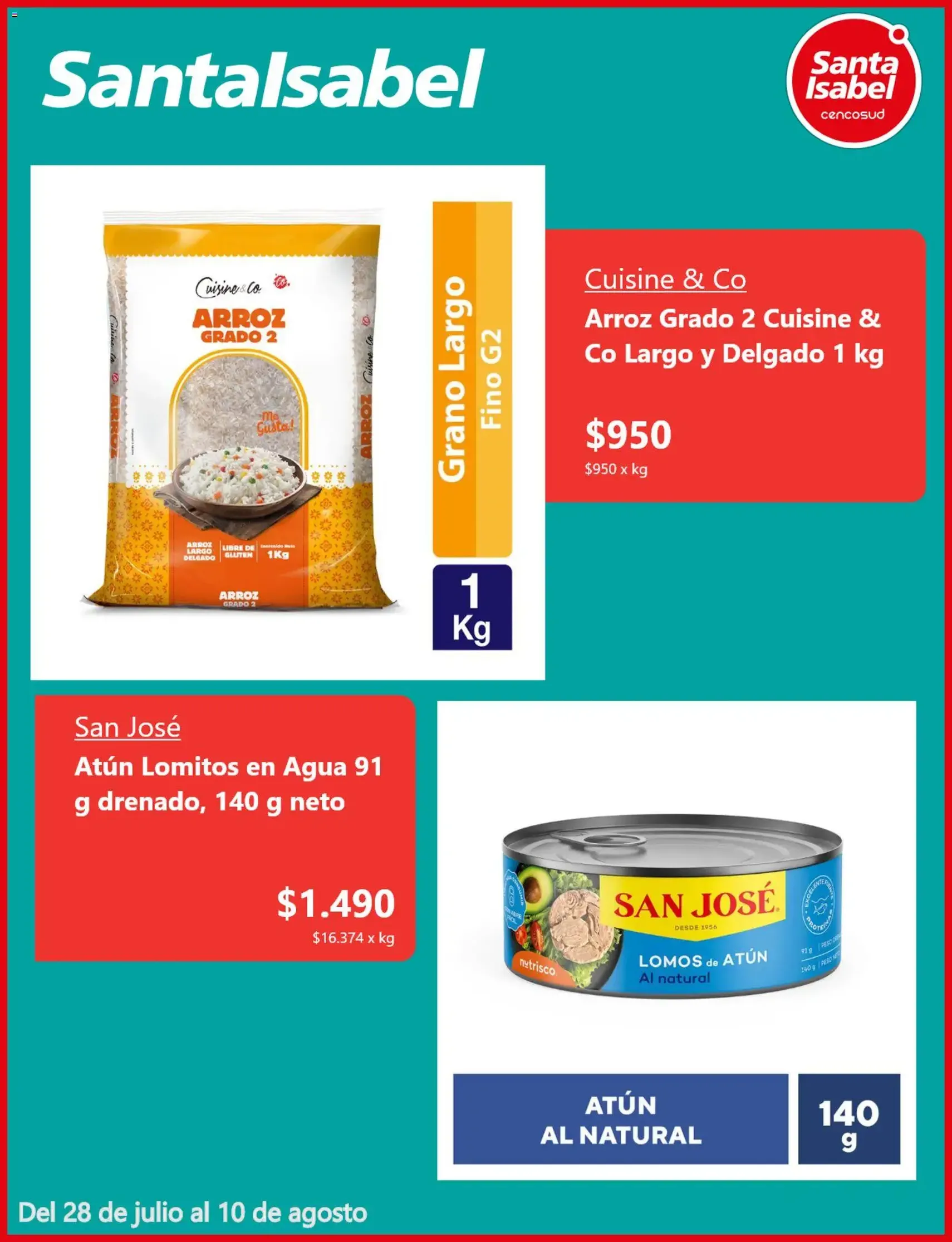 Santa Isabel Ofertas - folleto válido desde 27.07.2026 página 2 de 5