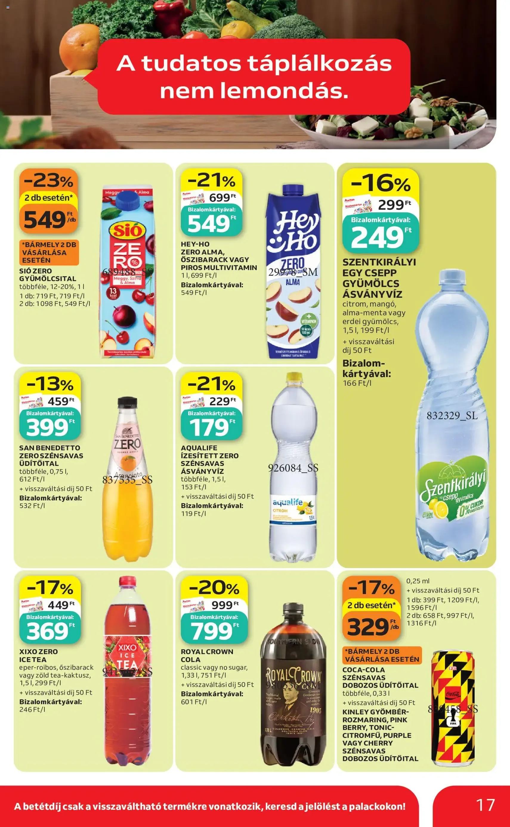 Auchan akciós újság - 2026.06.18. érvényes szórólap 17 oldal 40 oldalból