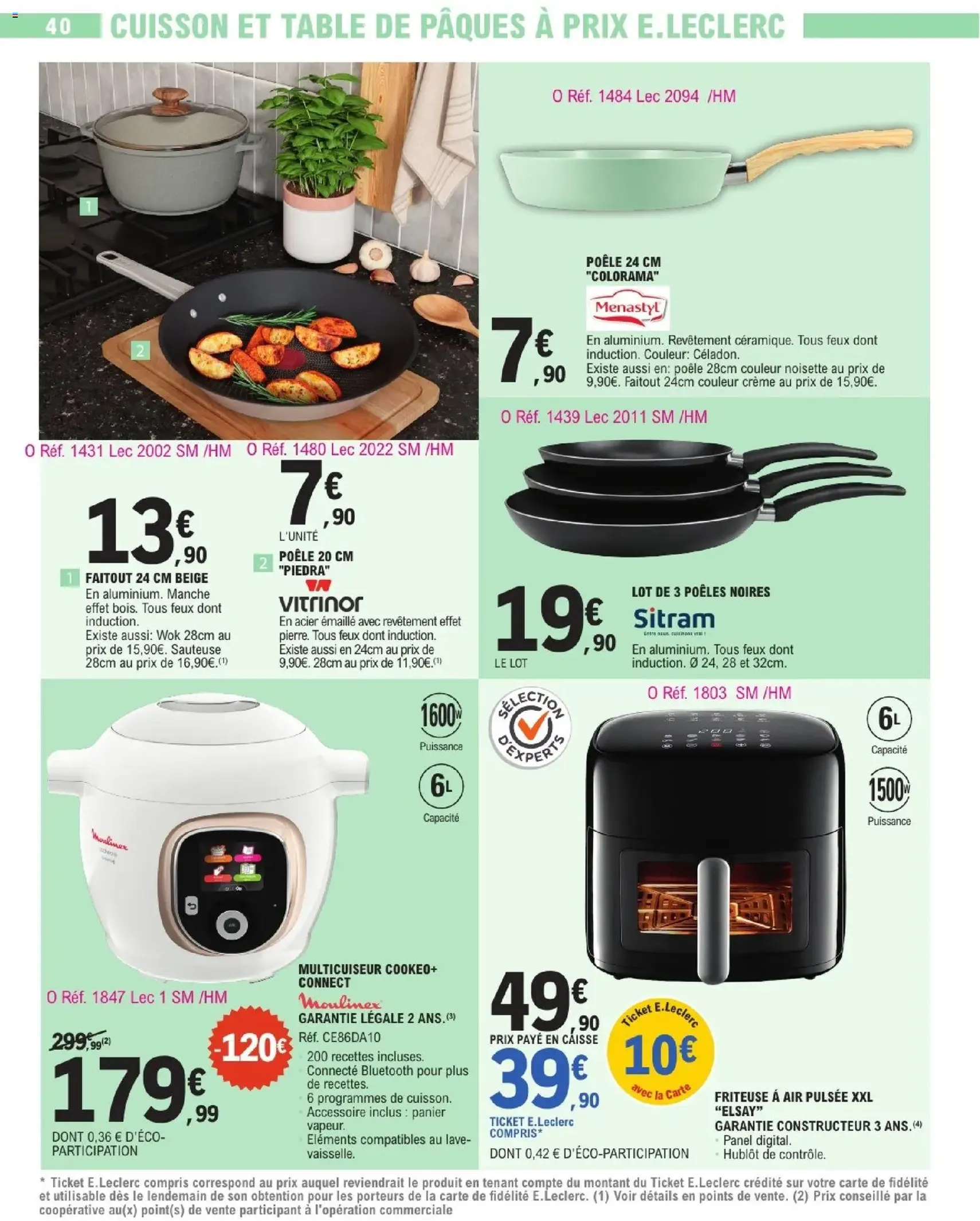 E.Leclerc catalogue de la semaine 13 - brochure valable à partir du 24/03/2026, page 40 sur 63