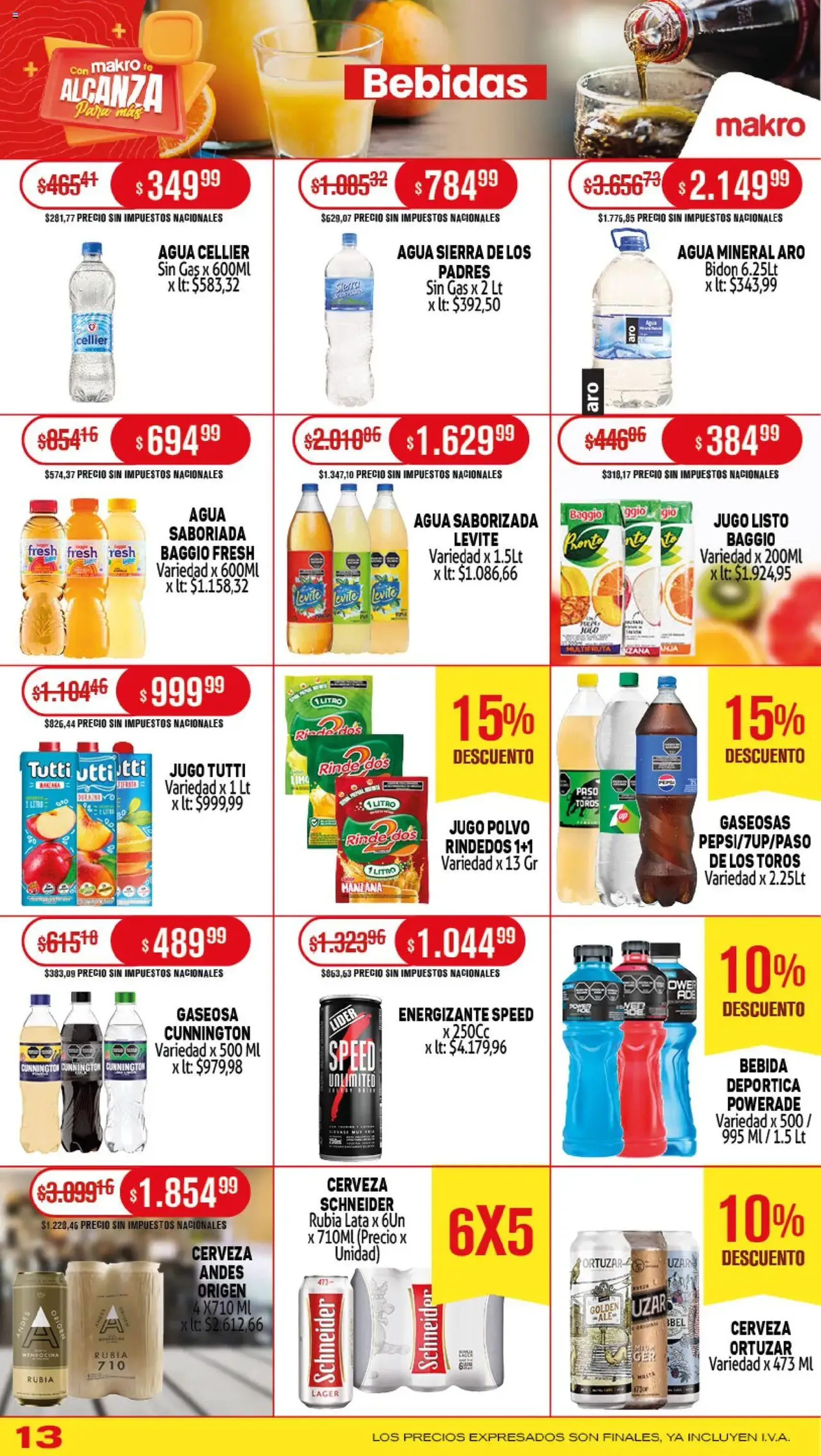 Makro ofertas - folleto válido desde 14/08/2025 página 13 de 20
