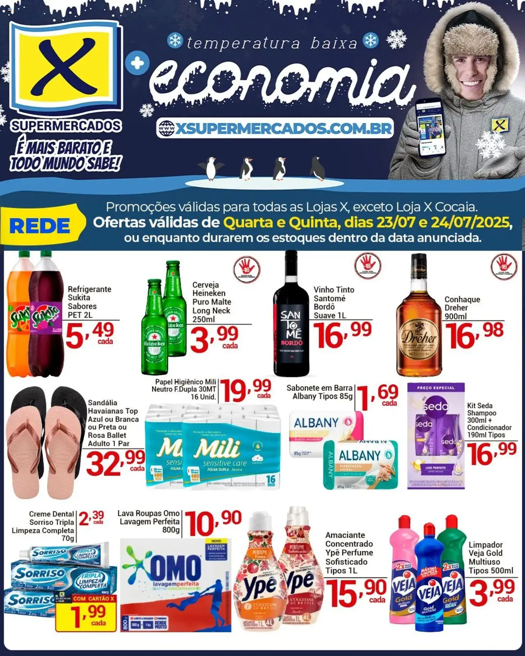 X Supermercados - Ofertas da semana - folheto válido a partir de 23/07/2025 página 2 de 6 X Supermercados - Ofertas da semana - folheto válido a partir de 23/07/2025 página 2 de 6