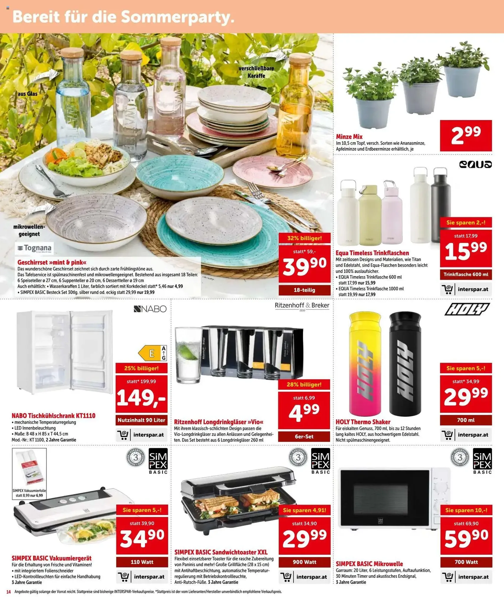 Interspar - Flugblatt - Gültiger Prospekt ab 28.05.2026, Seite 14 von insgesamt 16