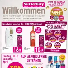 Sutterlüty Flugblatt - Prospekt Vorschau gültig ab 09.04.2026