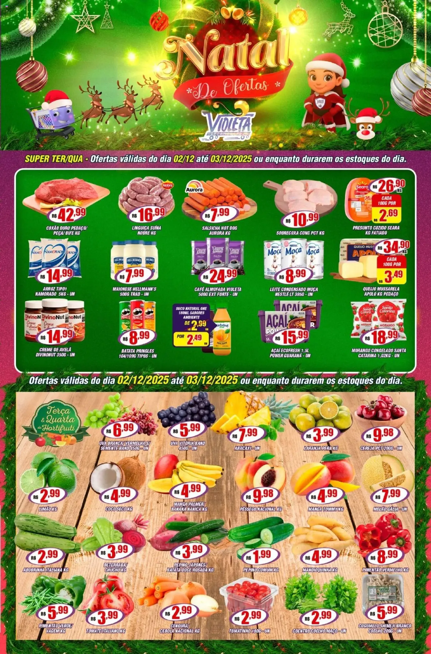 Violeta Supermercados - Ofertas da semana - folheto válido a partir de 02/12/2025 página 1 de 4
