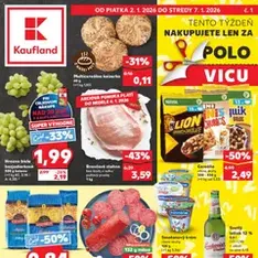 Kaufland SK Akciós újság - szórólap előnézete érvényes 2026.01.02. -tól