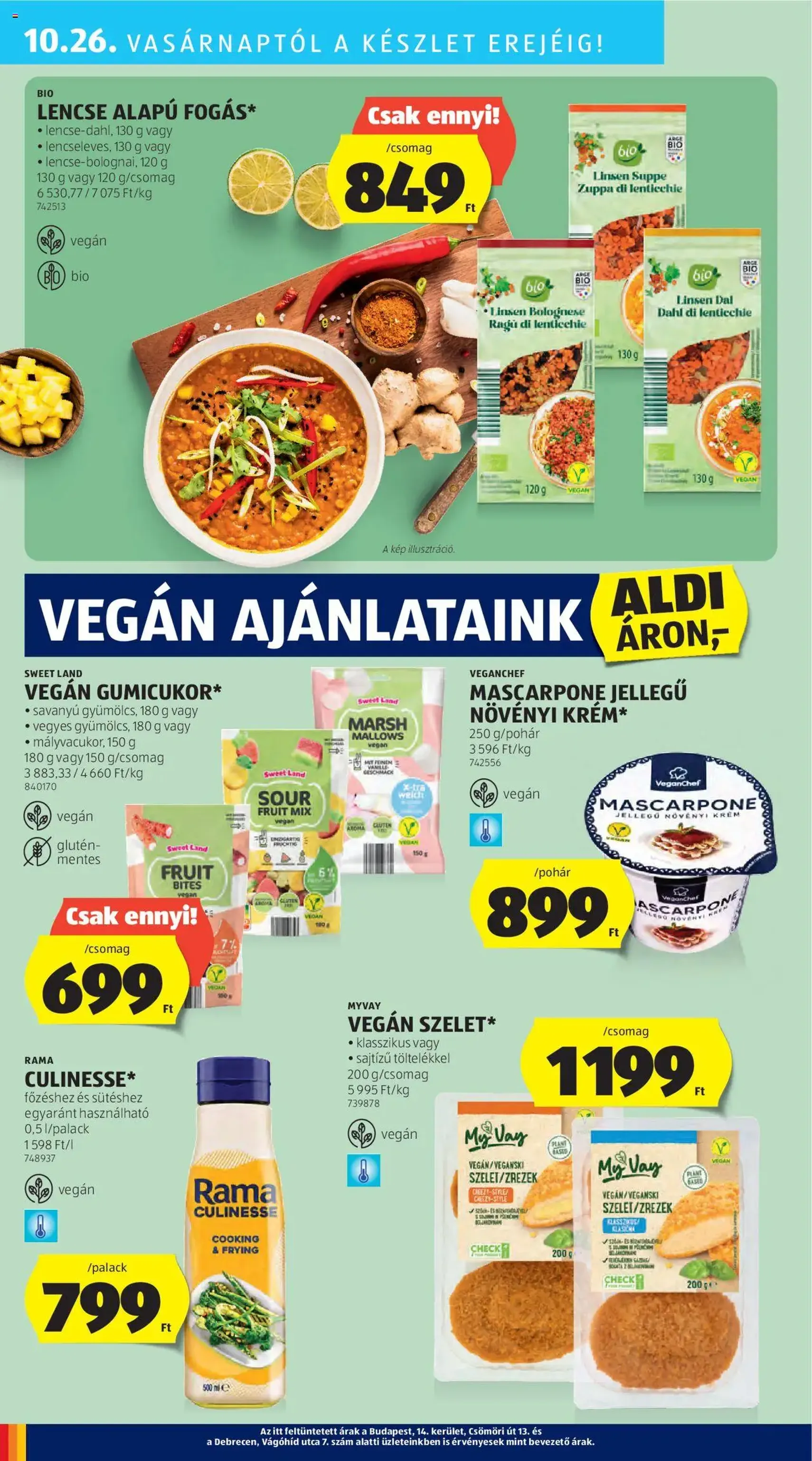 Aldi Akciós újság - 2025.10.24. érvényes szórólap 38 oldal 51 oldalból Aldi Akciós újság - 2025.10.24. érvényes szórólap 38 oldal 51 oldalból