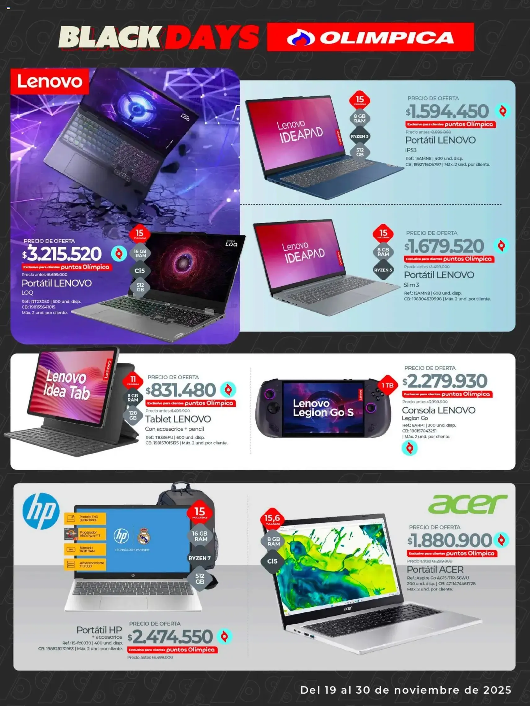 Olímpica - Black Friday - folleto válido desde 19/11/2025 página 7 de 31