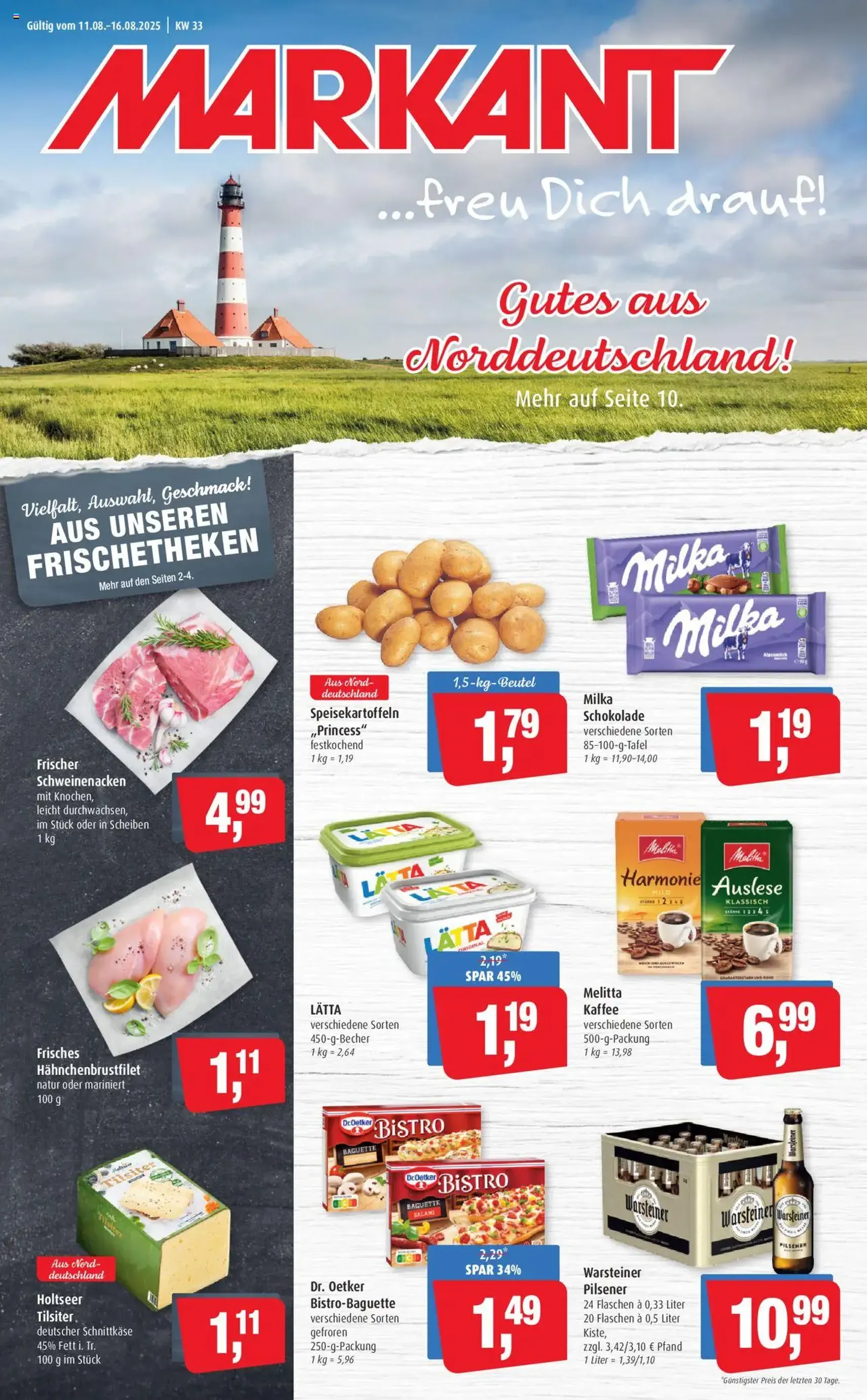 Markant Prospekt - Gültiger Prospekt ab 11.08.2025, Seite 1 von insgesamt 14