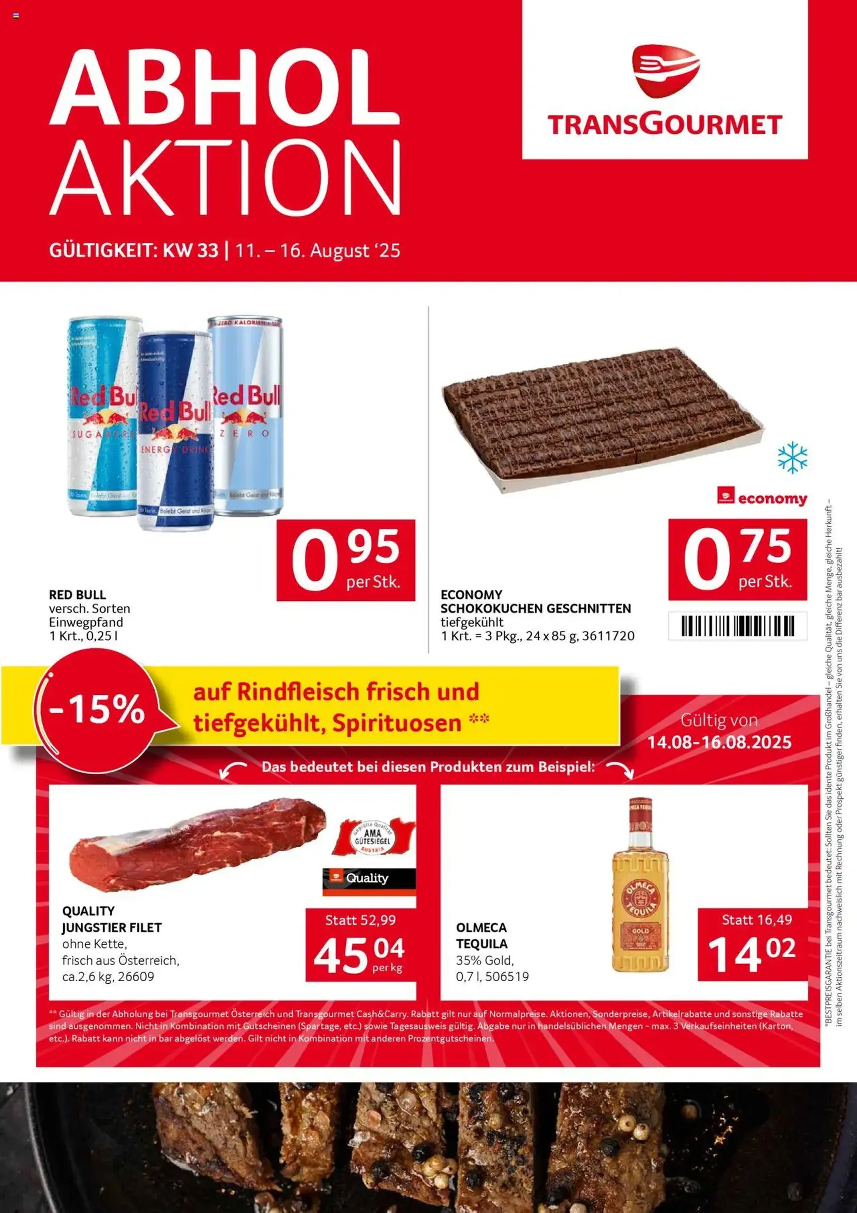 Transgourmet Flugblatt - Gültiger Prospekt ab 10.08.2025, Seite 1 von insgesamt 32 Transgourmet Flugblatt - Gültiger Prospekt ab 10.08.2025, Seite 1 von insgesamt 32