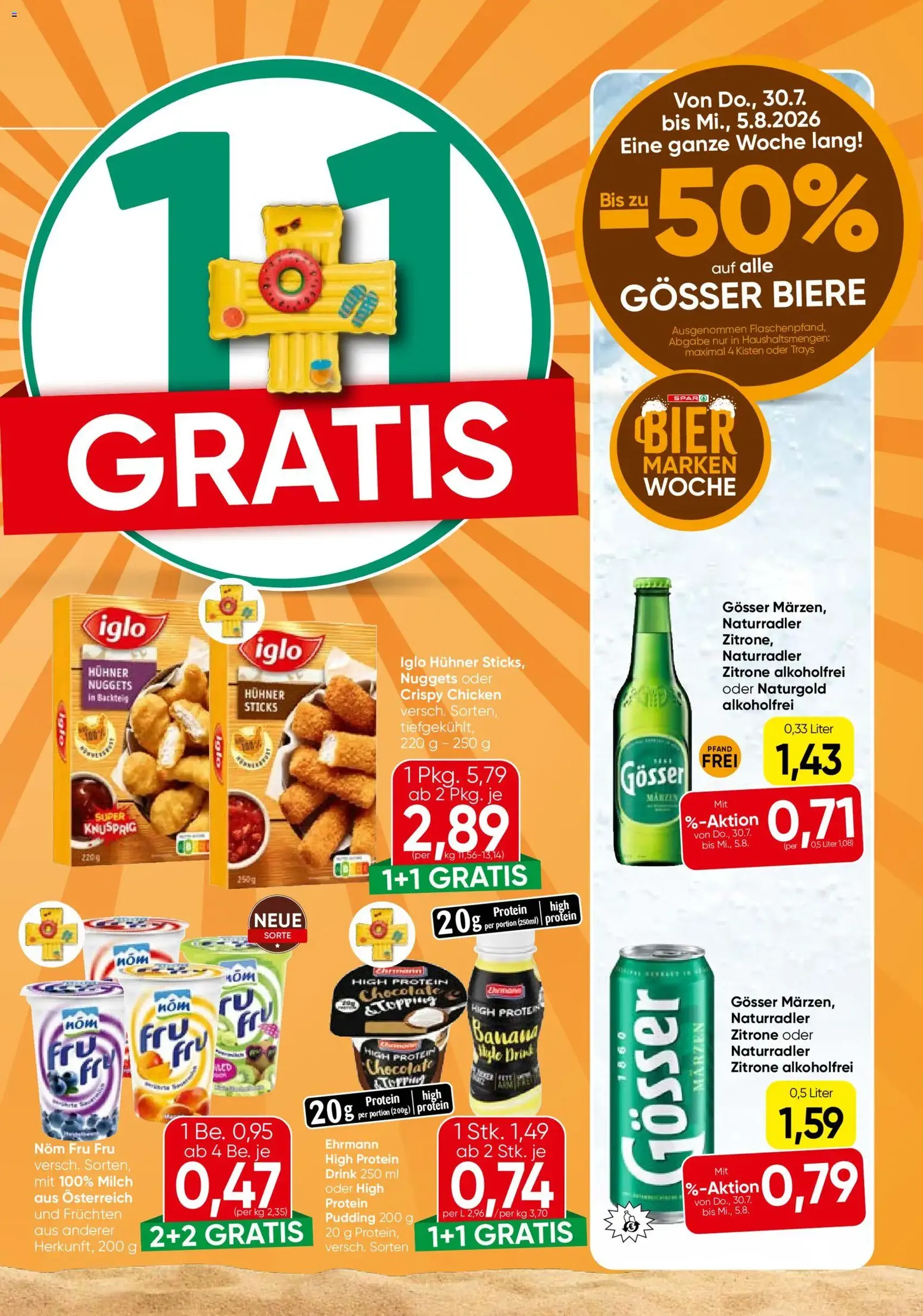 Eurospar Flugblatt - Gültiger Prospekt ab 30.07.2026, Seite 9 von insgesamt 16