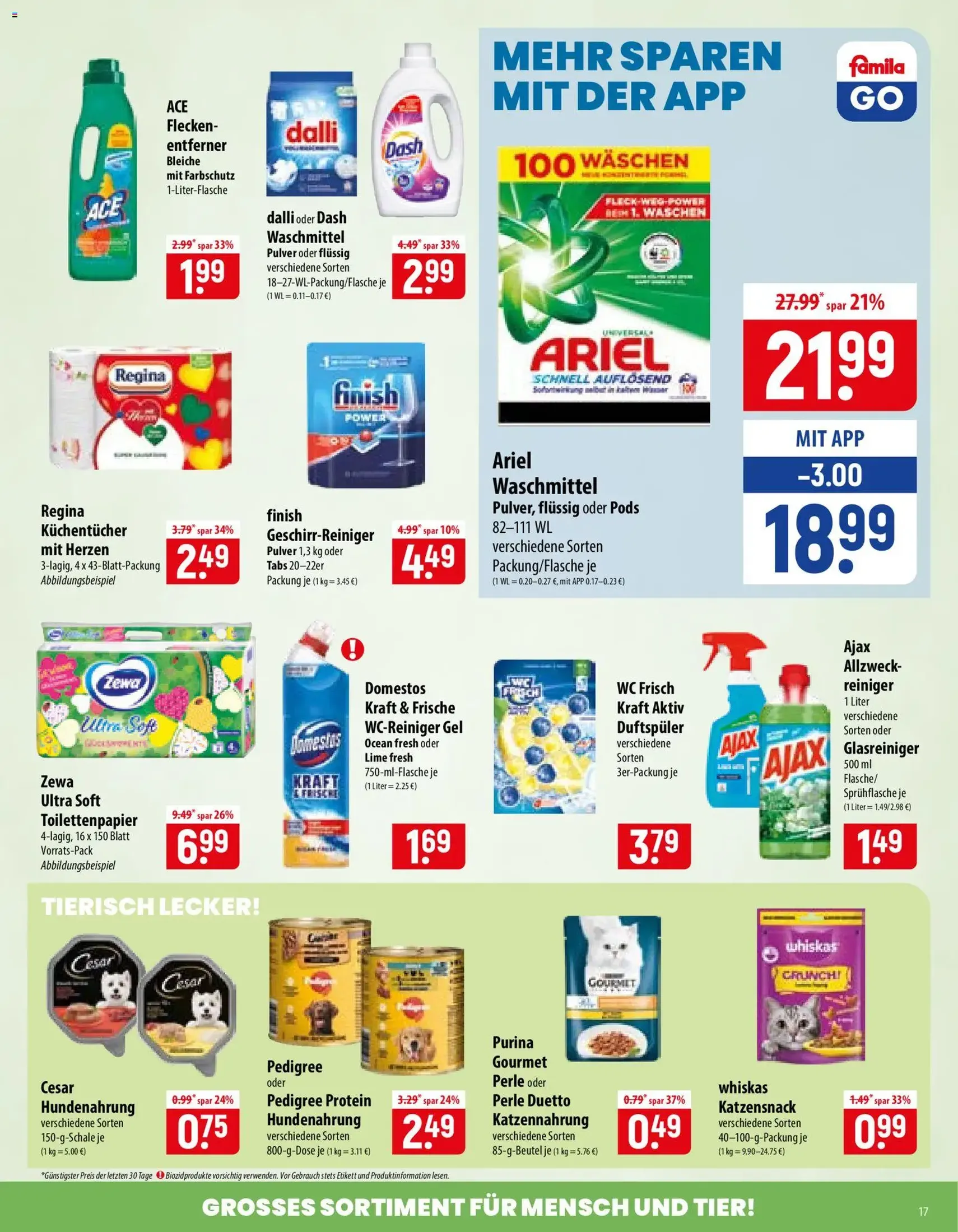 Famila Prospekt - Gültiger Prospekt ab 27.07.2026, Seite 17 von insgesamt 24