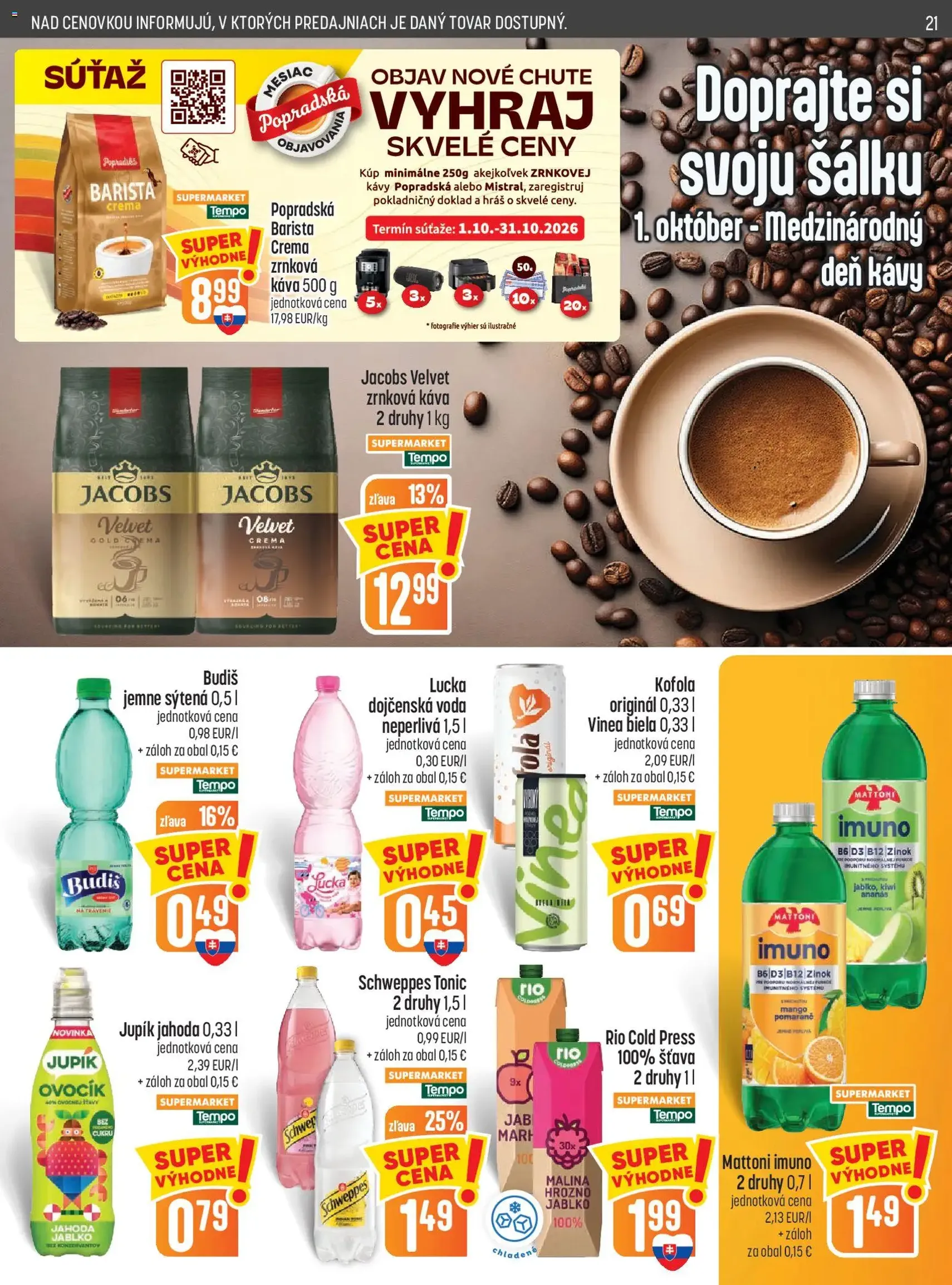 COOP Jednota leták - platný leták od 01.10.2026 strana 21 z 28