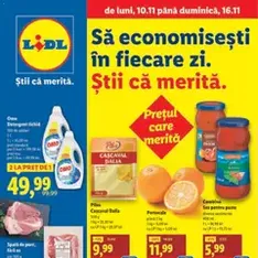 Catalog Lidl - previzualizare cataloage valabilă începând cu 10.11.2025