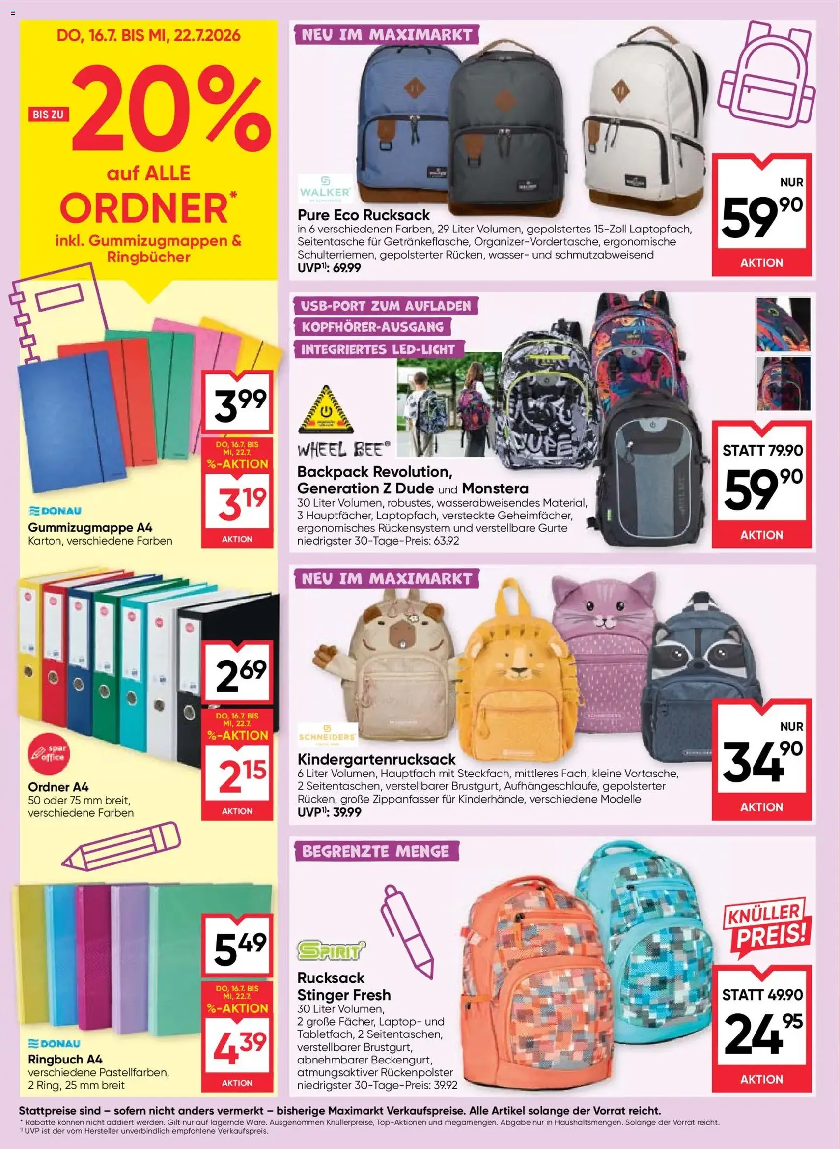 Maximarkt Flugblatt - Gültiger Prospekt ab 16.07.2026, Seite 18 von insgesamt 24