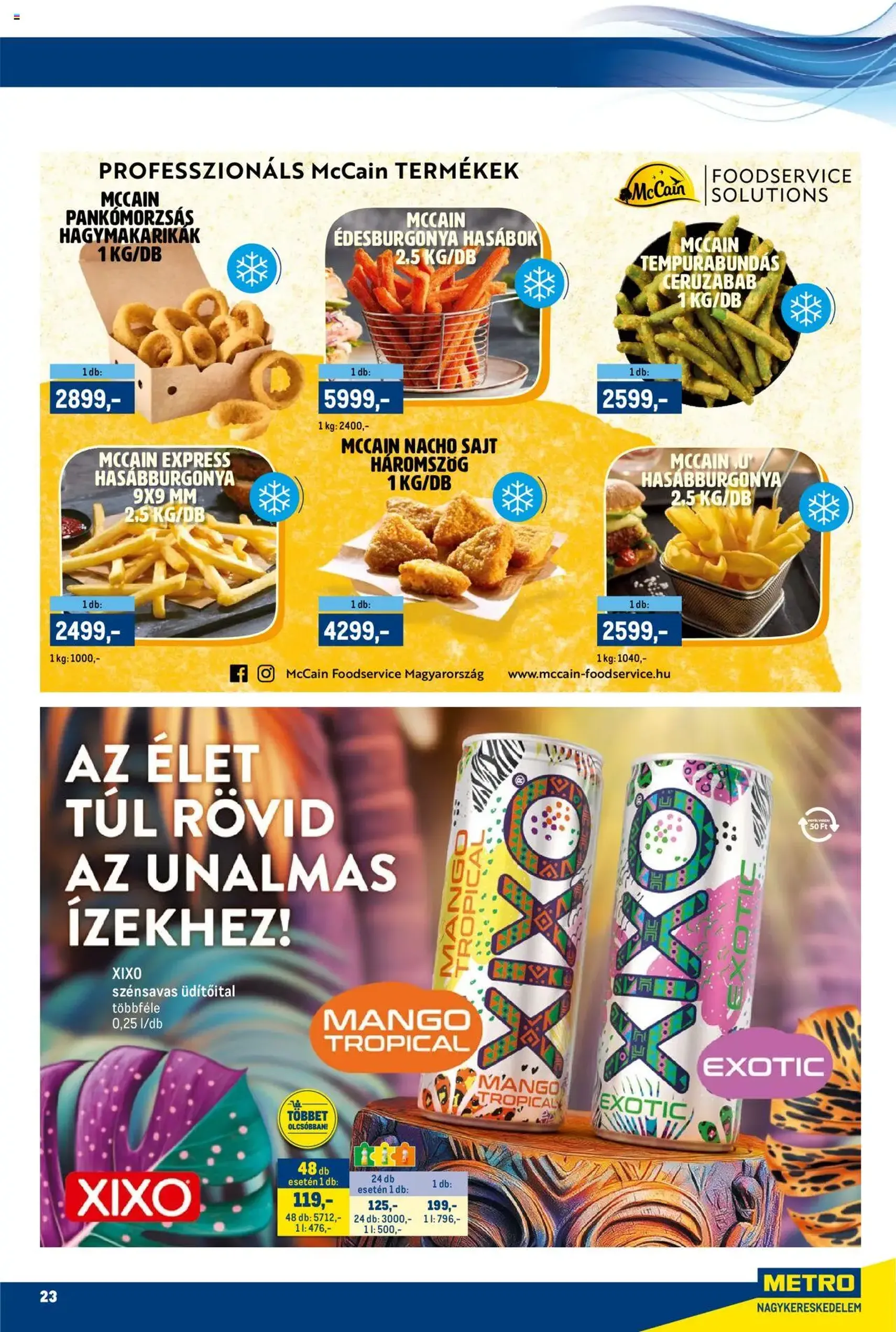 Metro Akciós újság - 2025.09.01. érvényes szórólap 23 oldal 33 oldalból Metro Akciós újság - 2025.09.01. érvényes szórólap 23 oldal 33 oldalból