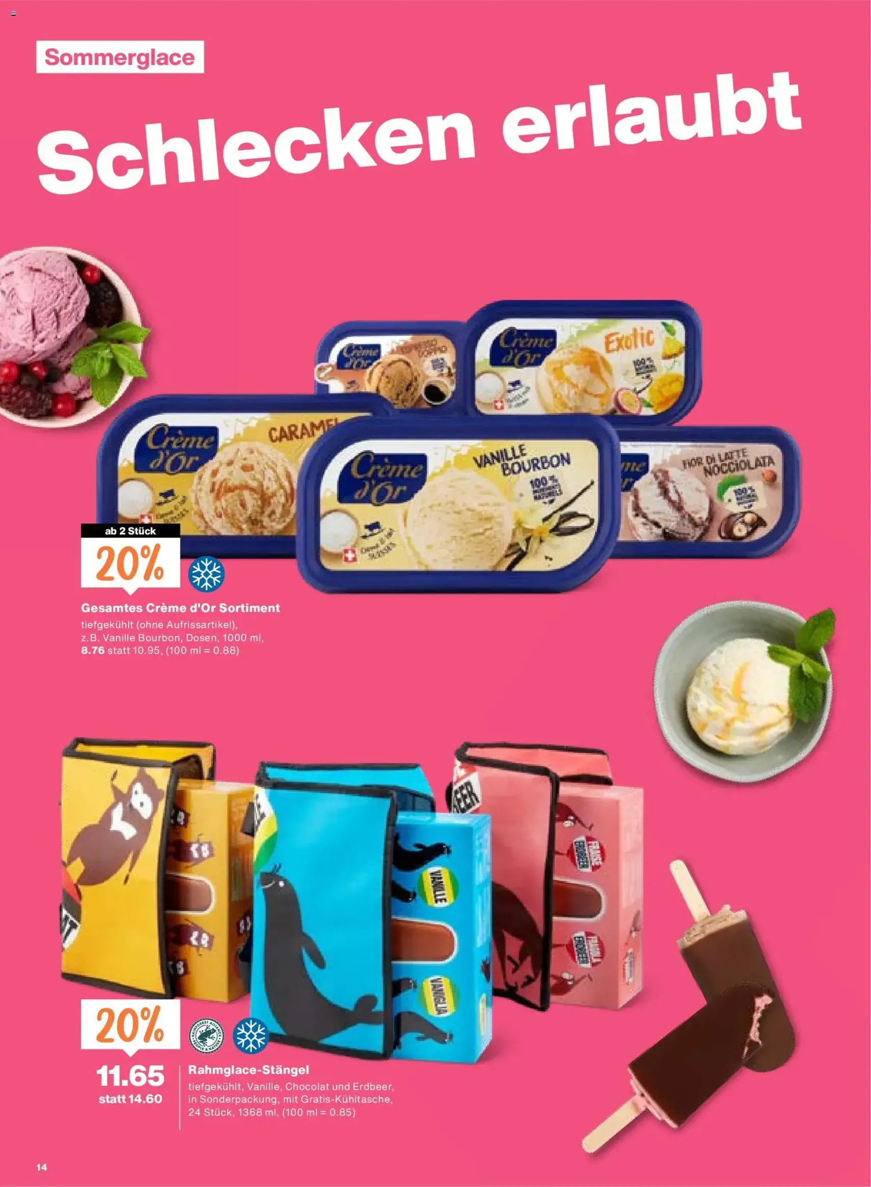 Migros aktionen - Gültiger Prospekt ab 11.06.2026, Seite 14 von insgesamt 24