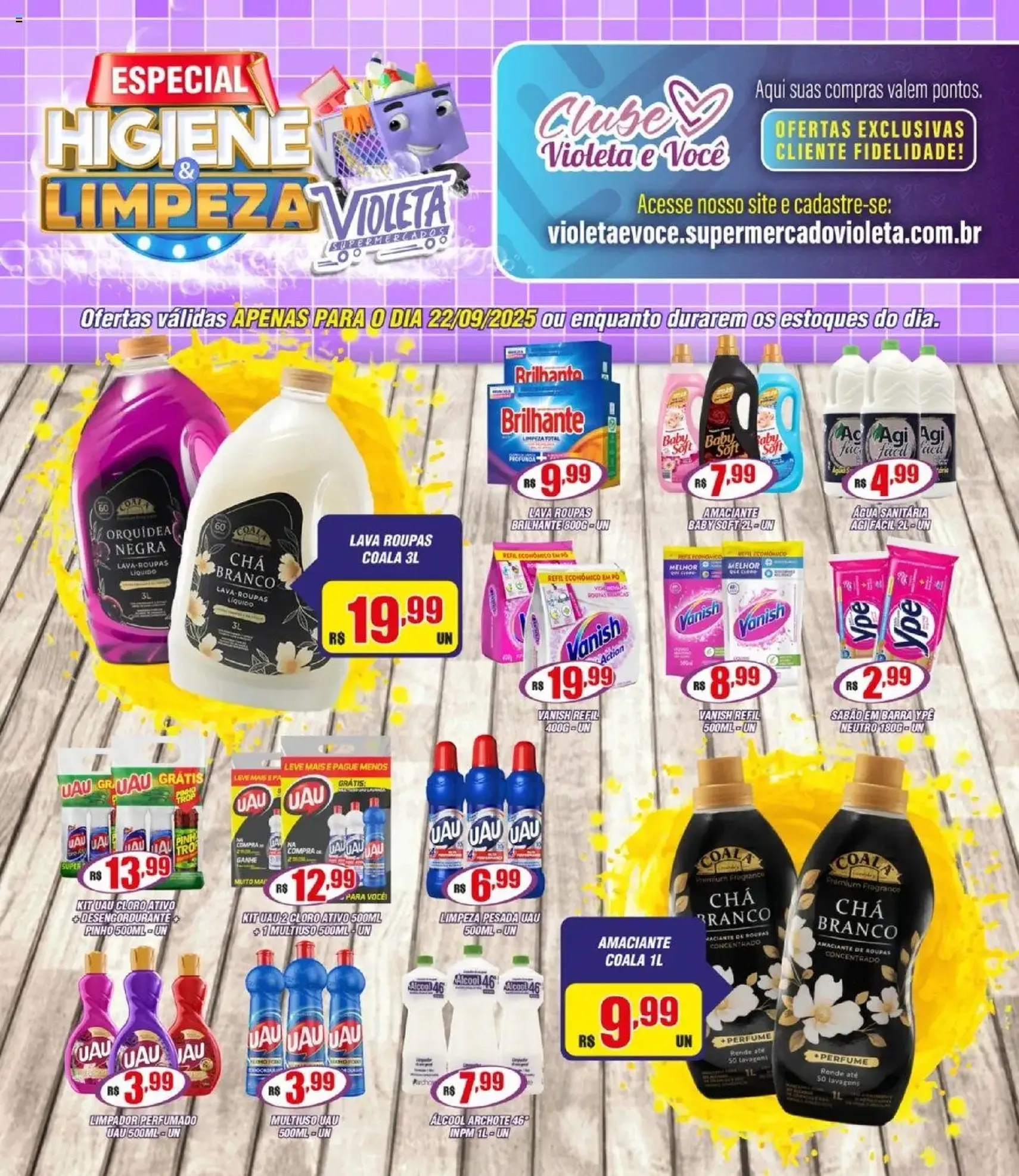 Violeta Supermercados - Ofertas da semana - folheto válido a partir de 22/09/2025 página 1 de 2