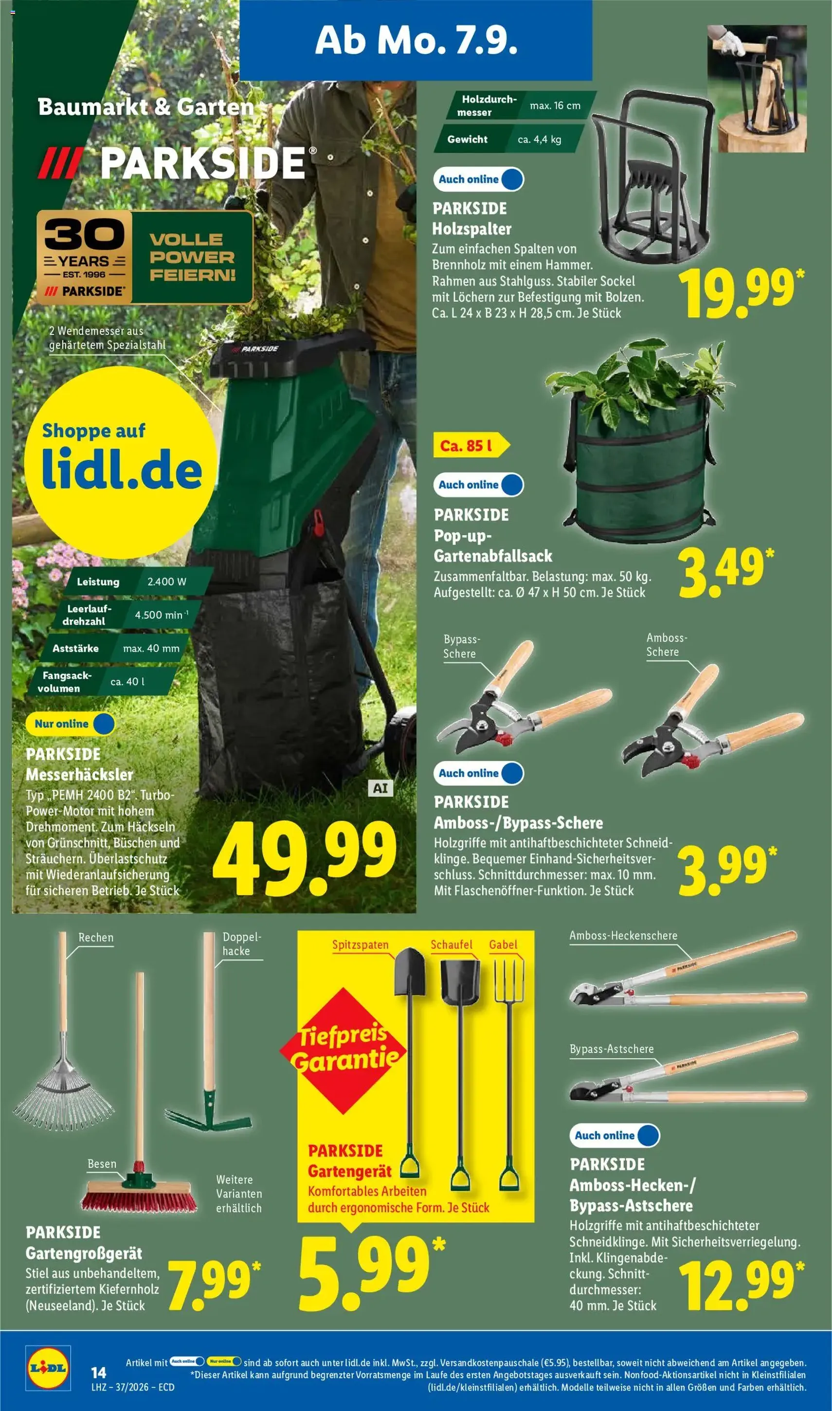 Lidl Prospekt - Gültiger Prospekt ab 07.09.2026, Seite 32 von insgesamt 73