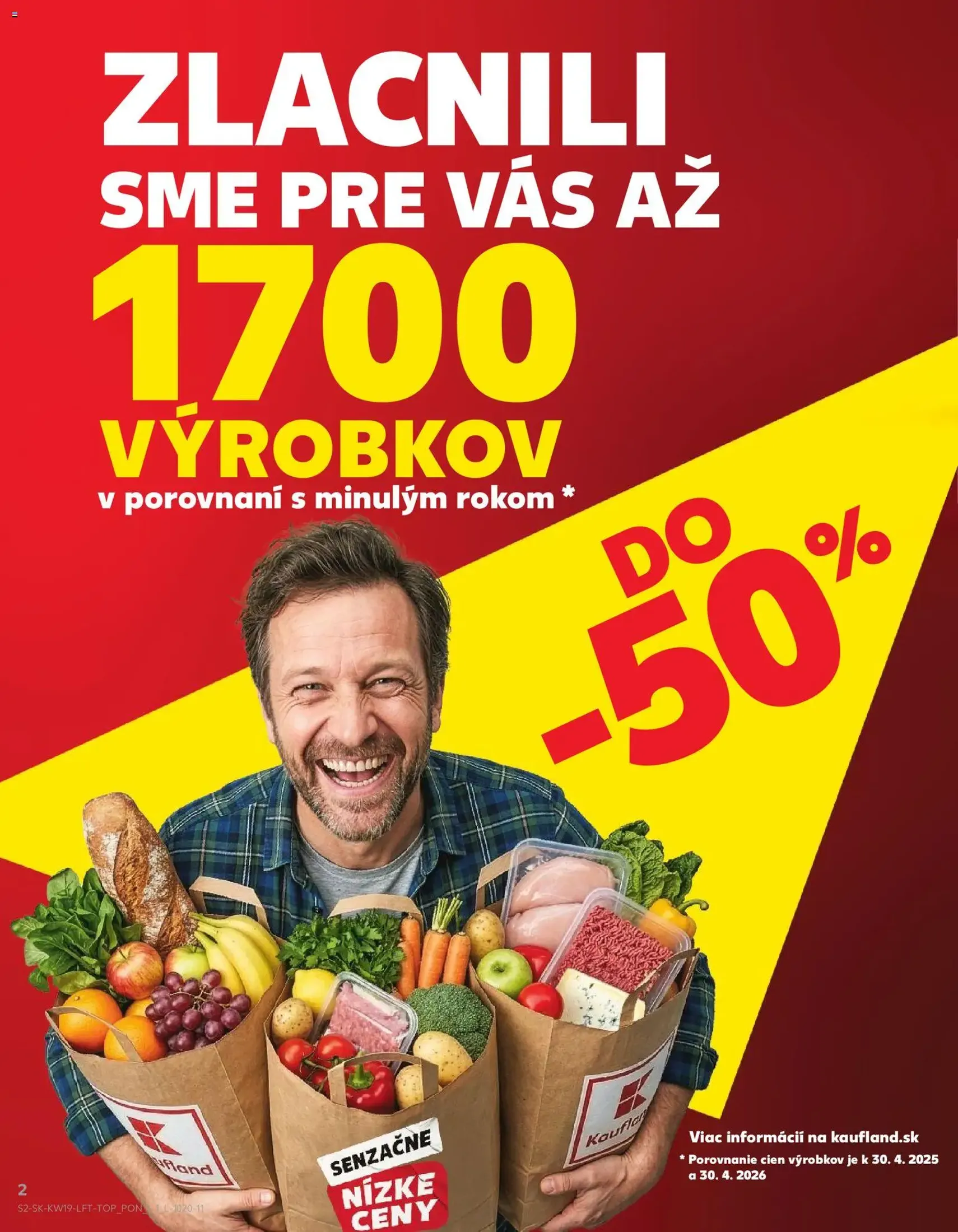 Kaufland SK - akciós újság - 2026.05.07. érvényes szórólap 2 oldal 76 oldalból
