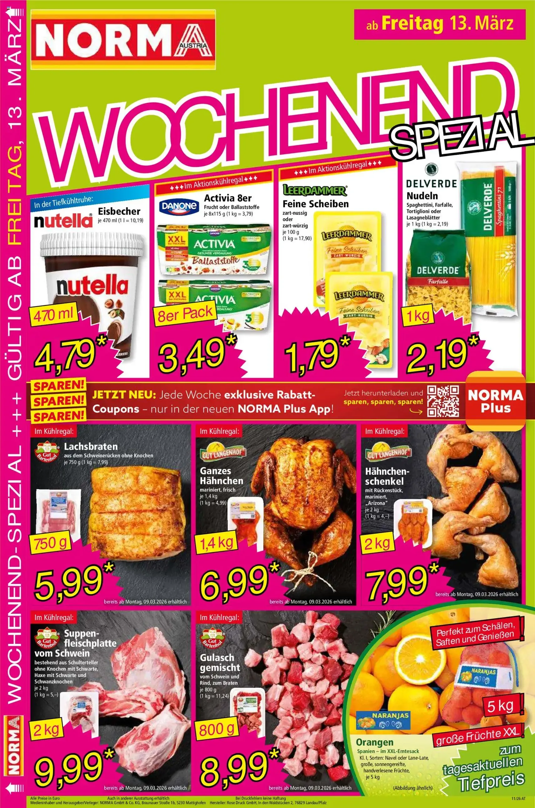 Norma Flugblatt - Gültiger Prospekt ab 09.03.2026, Seite 16 von insgesamt 18