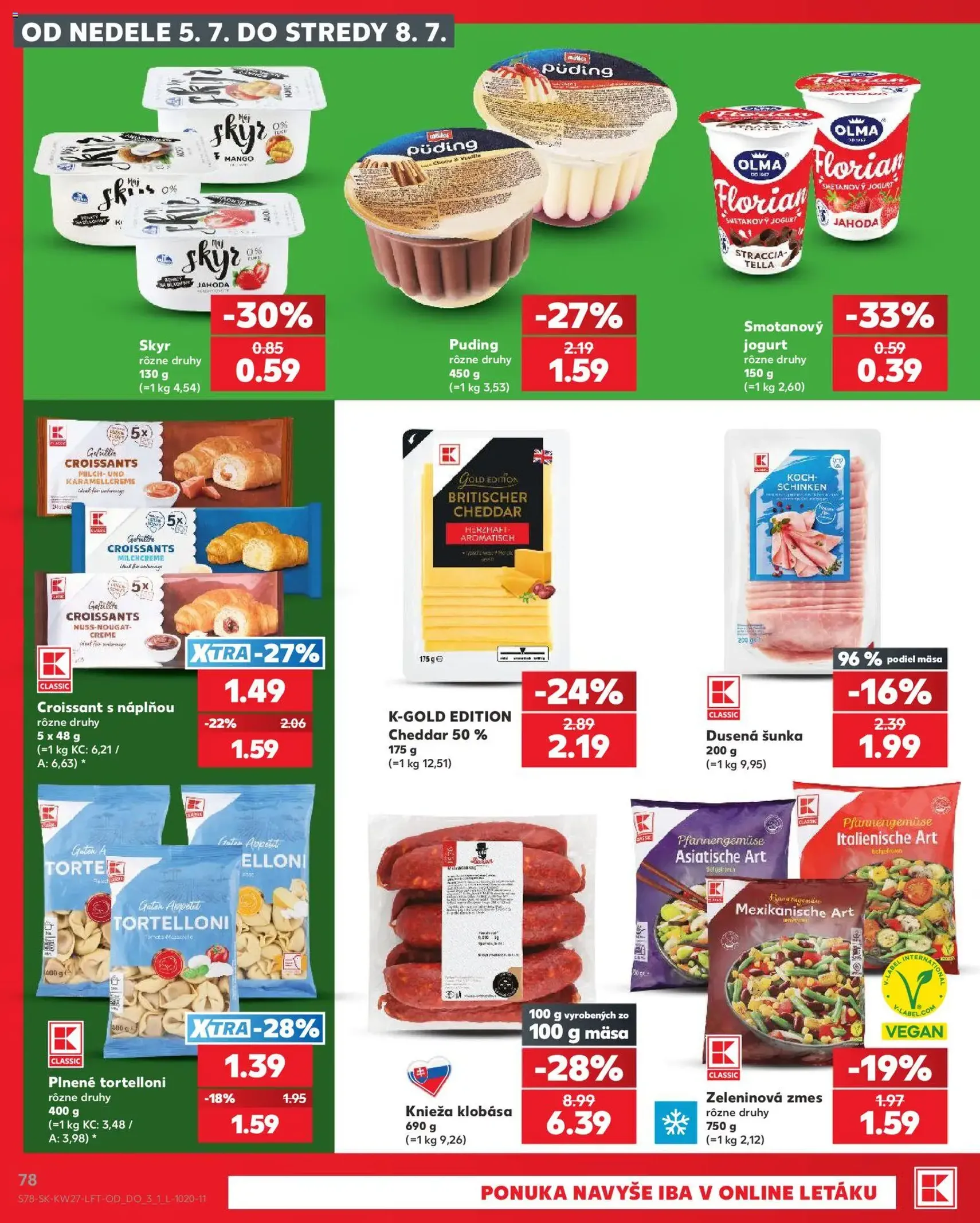Kaufland SK akciós újság - 2026.07.02. érvényes szórólap 78 oldal 80 oldalból