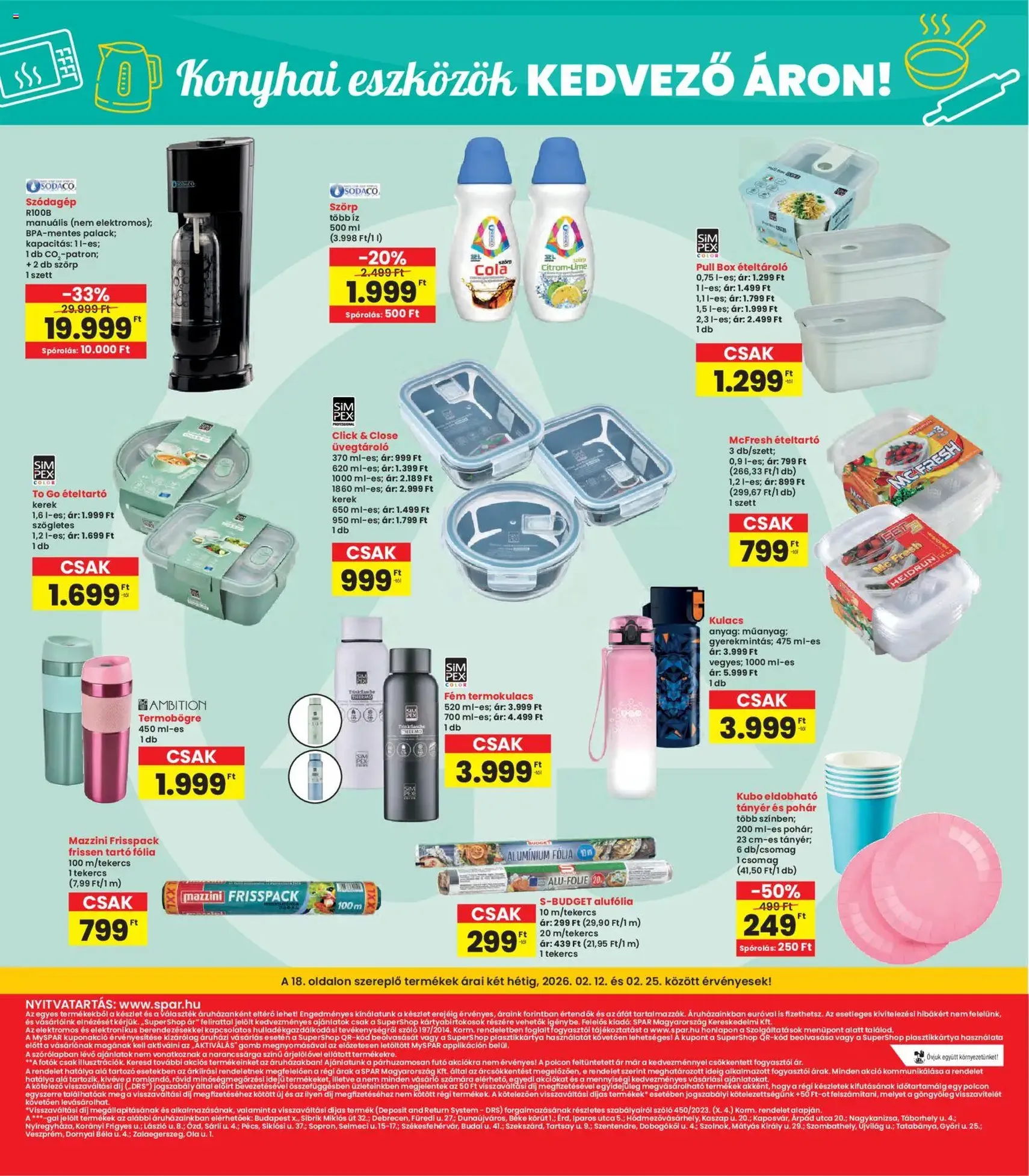Interspar Akciós újság - 2026.02.12. érvényes szórólap 18 oldal 20 oldalból