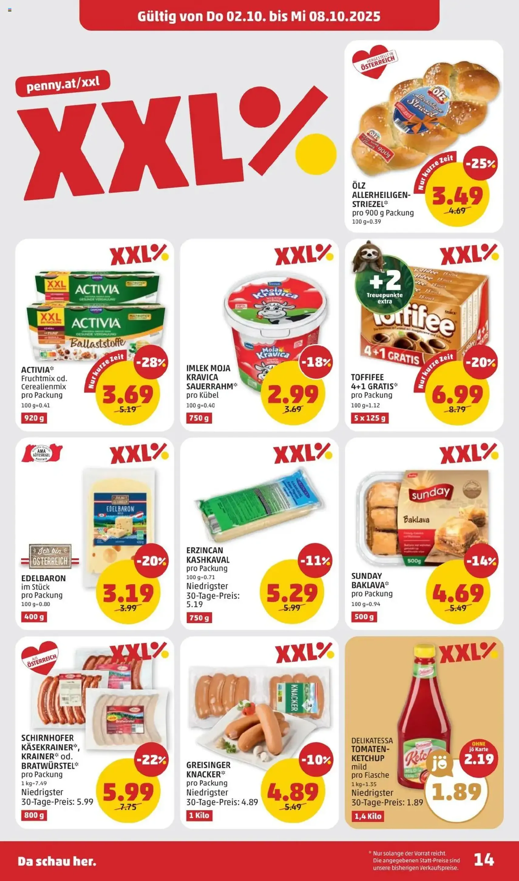 Penny Markt Flugblatt - Gültiger Prospekt ab 02.10.2025, Seite 14 von insgesamt 32