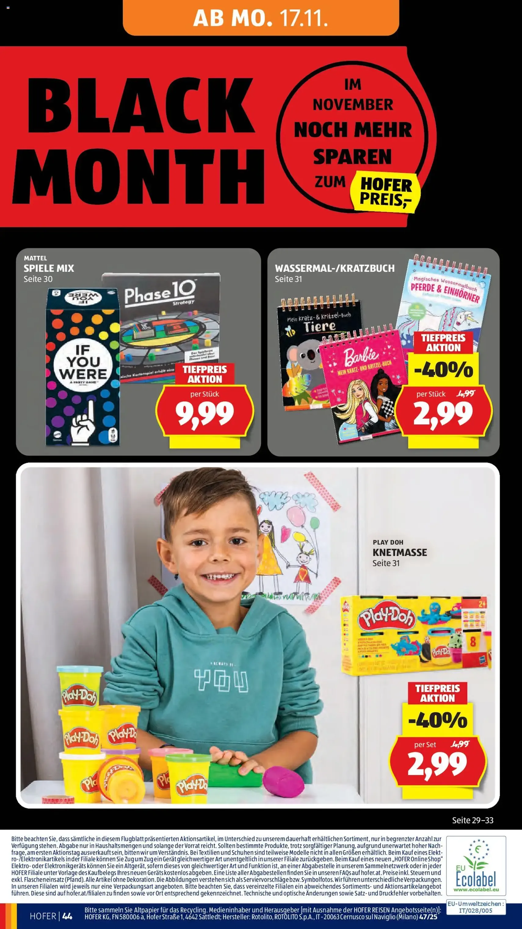 Hofer - Black Friday - Gültiger Prospekt ab 14.11.2025, Seite 52 von insgesamt 53