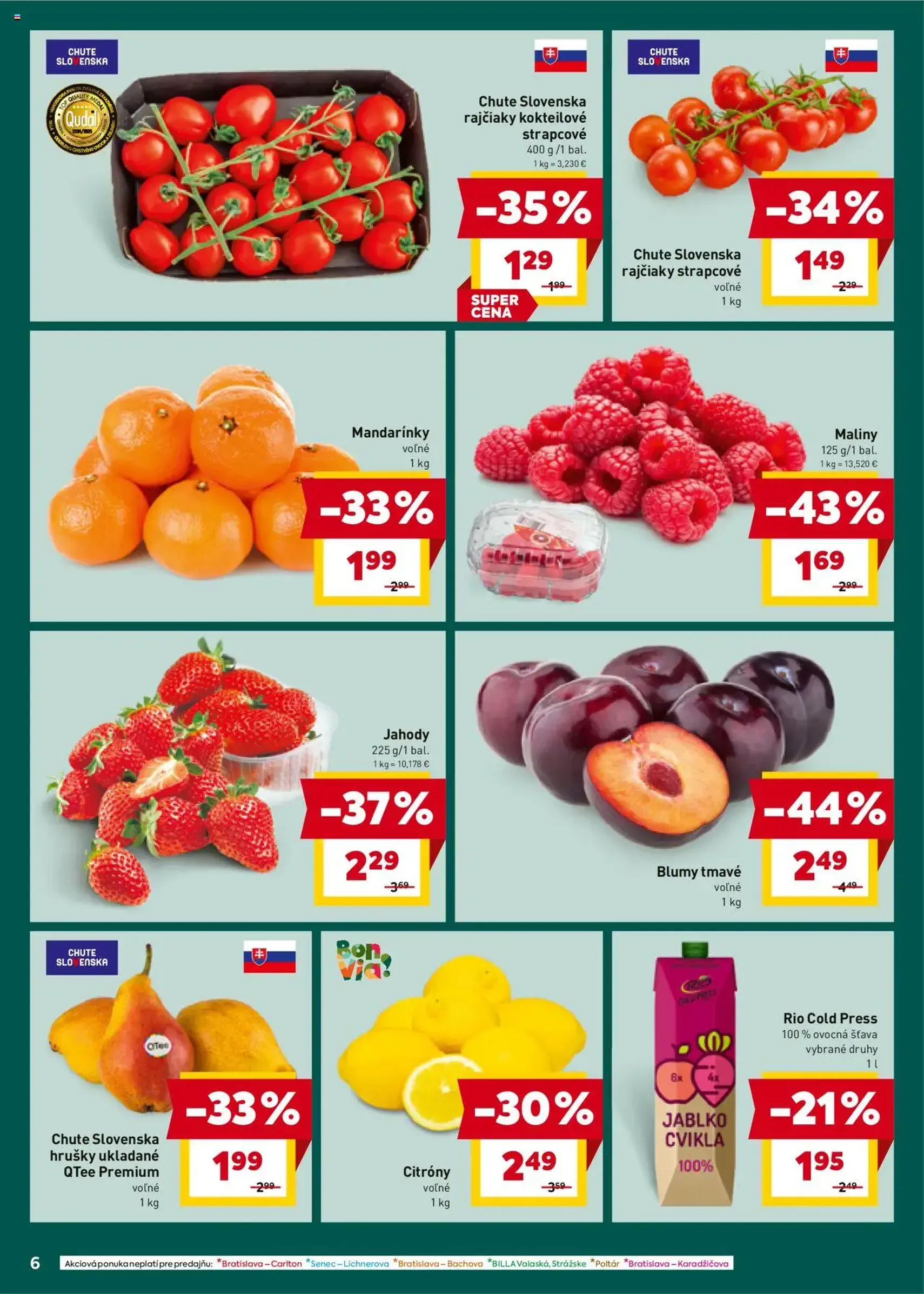 Billa leták - platný leták od 17.09.2025 strana 6 z 25 Billa leták - platný leták od 17.09.2025 strana 6 z 25