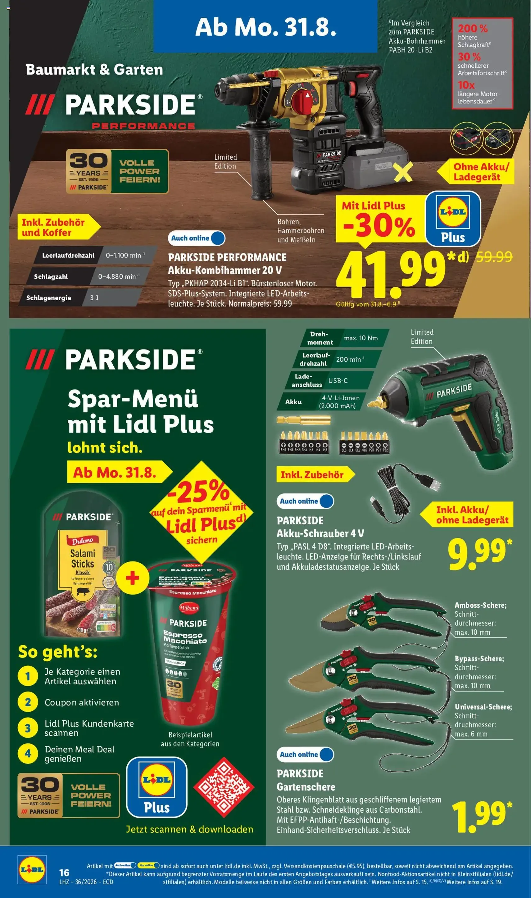 Lidl Prospekt - Gültiger Prospekt ab 31.08.2026, Seite 8 von insgesamt 30