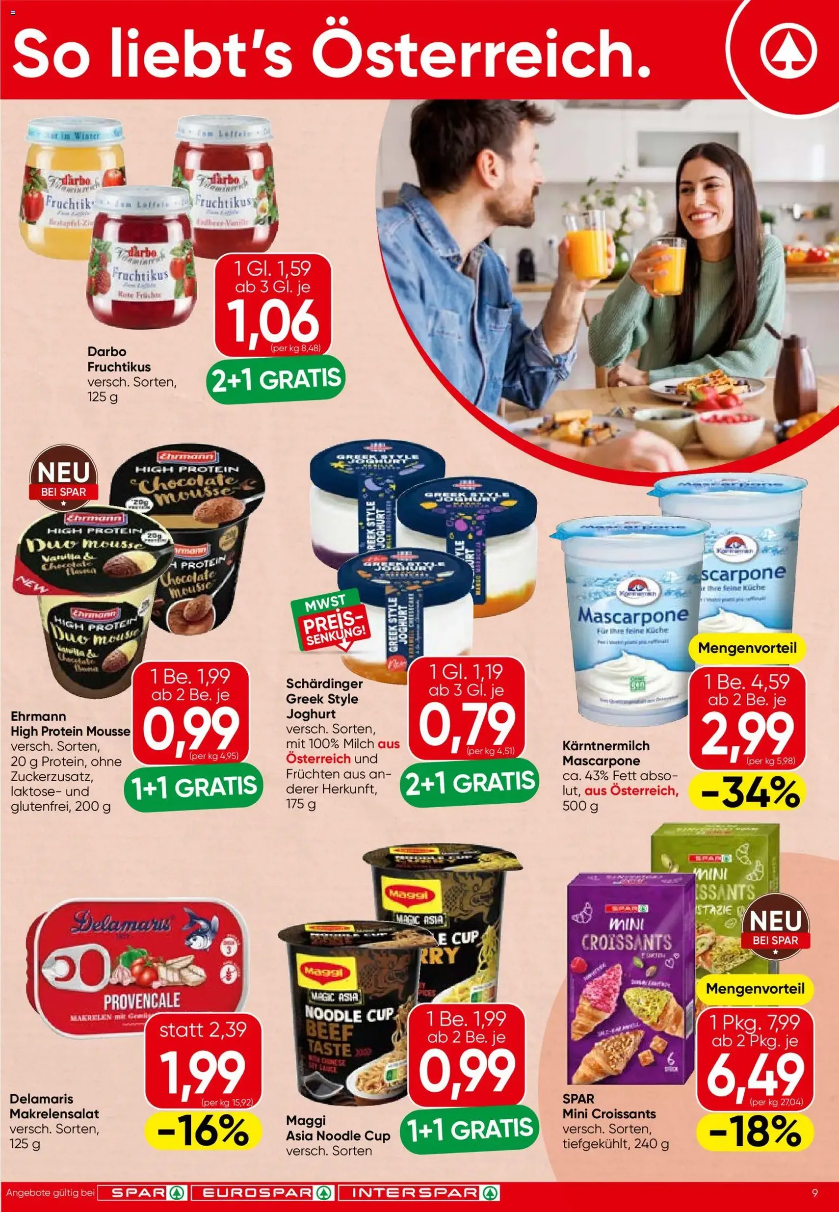 Spar Flugblatt - Gültiger Prospekt ab 15.10.2026, Seite 9 von insgesamt 18