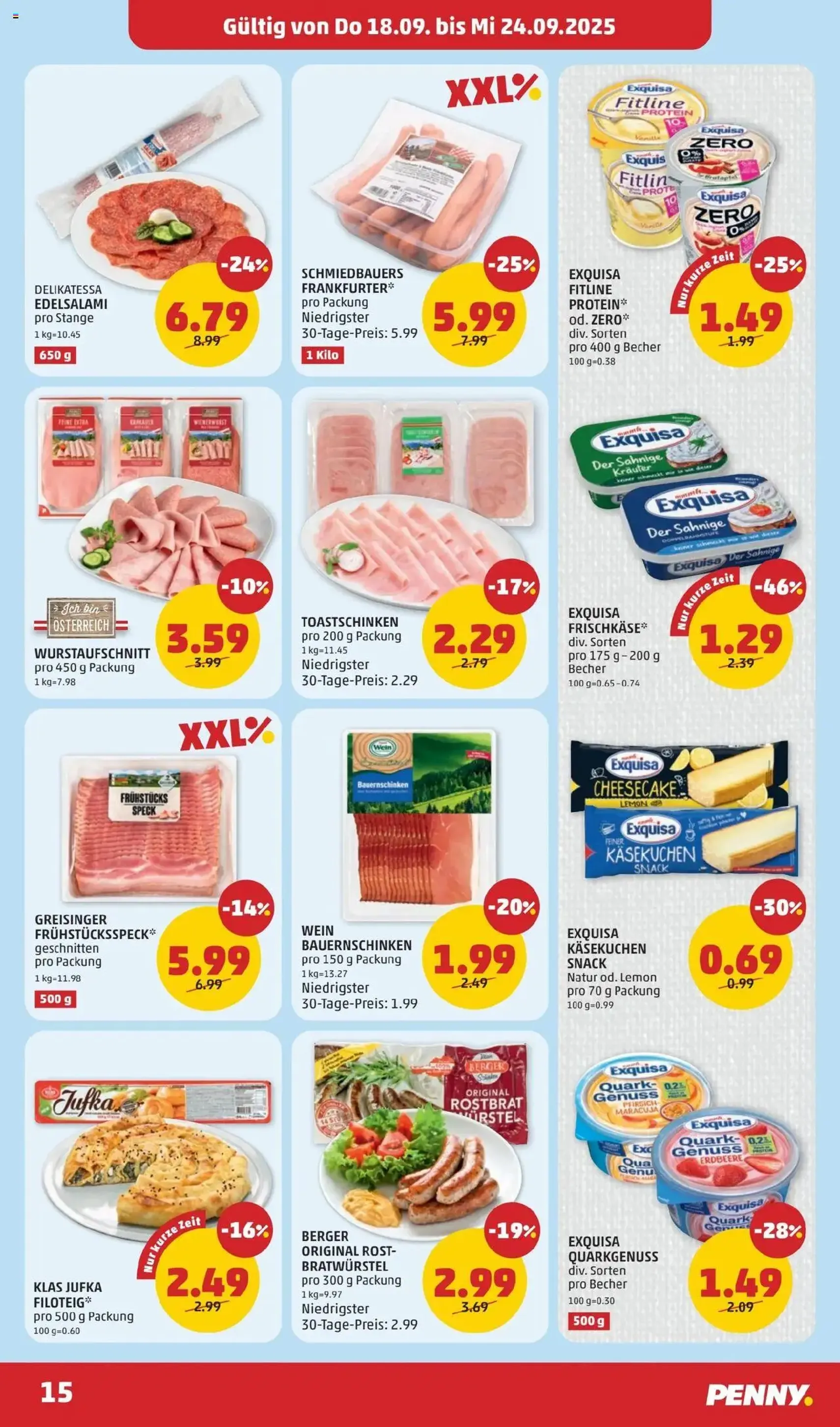 Penny Markt Flugblatt - Gültiger Prospekt ab 18.09.2025, Seite 15 von insgesamt 32