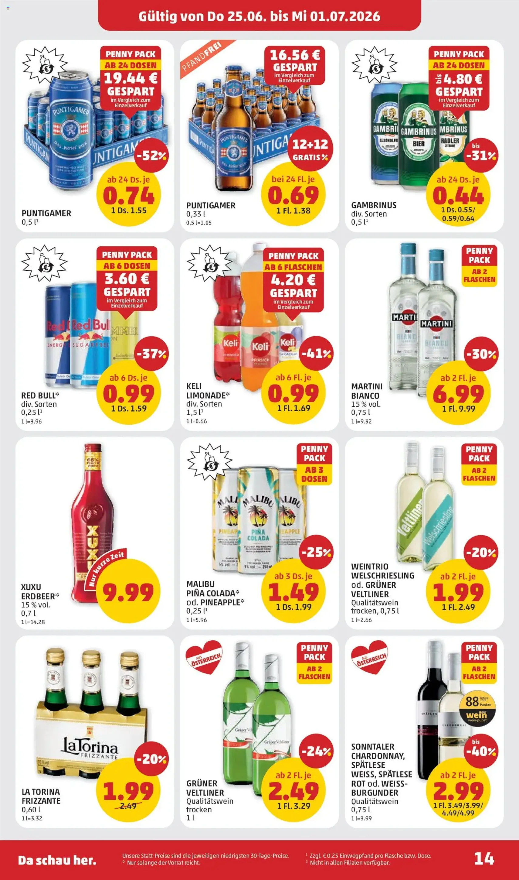 Penny Markt Flugblatt - Gültiger Prospekt ab 25.06.2026, Seite 14 von insgesamt 28