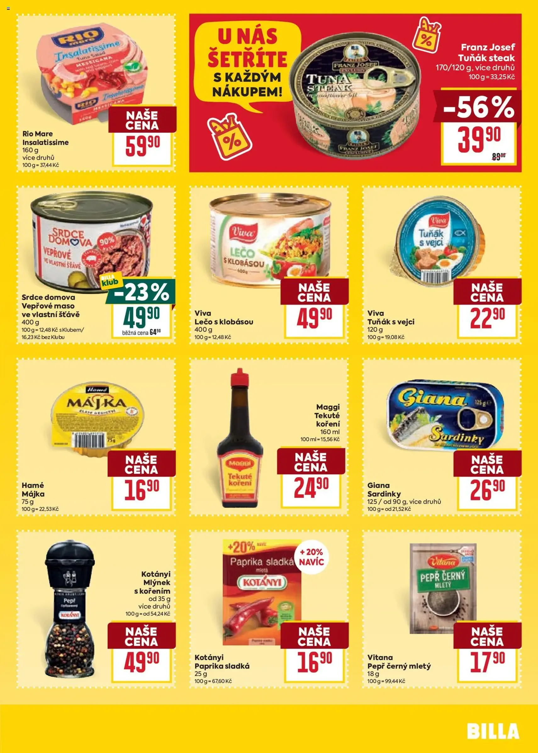 Billa Velký leták - platný leták od 02.01.2026 strana 23 z 38