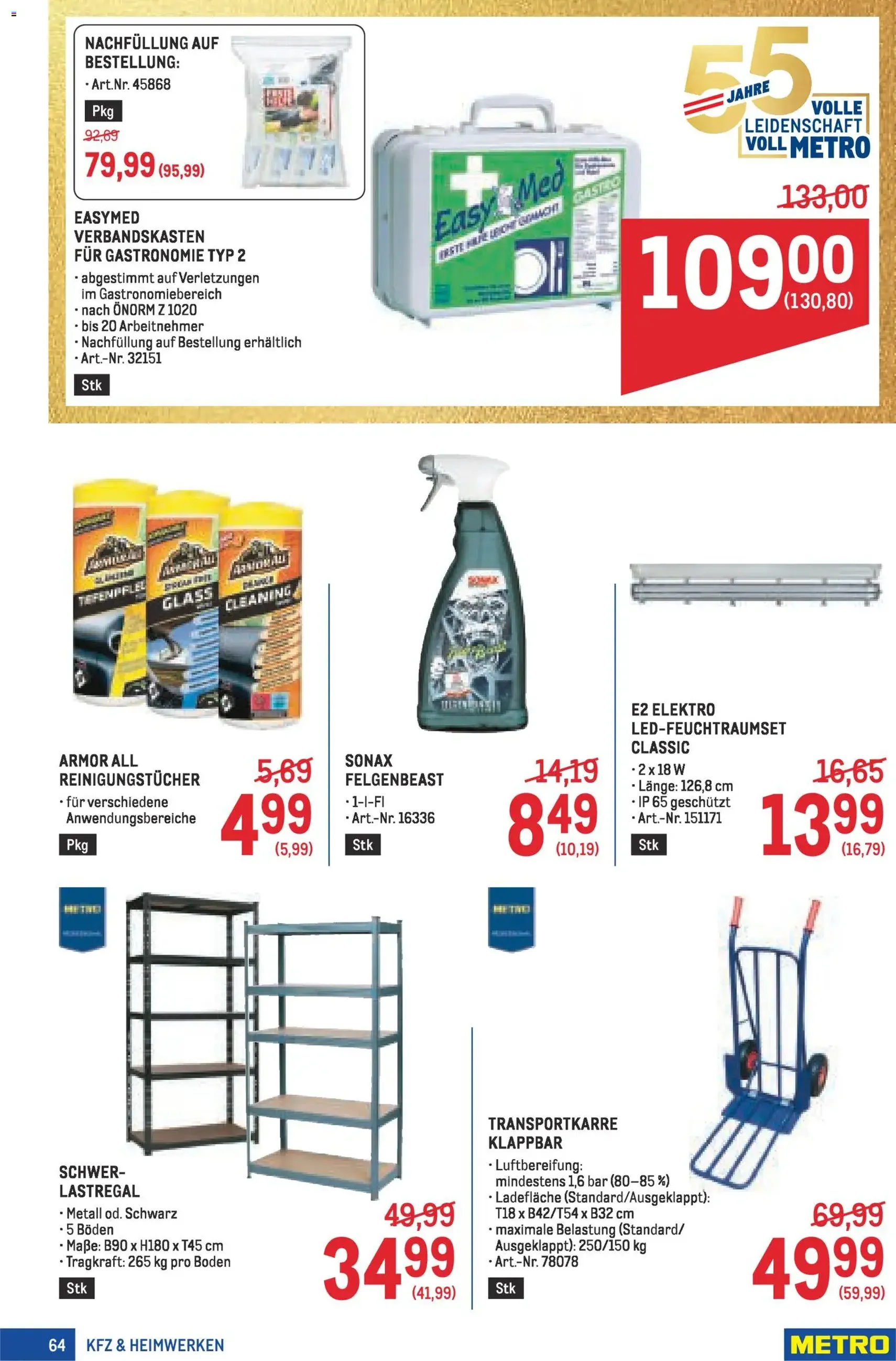 Metro angebote Profi - Gültiger Prospekt ab 05.03.2026, Seite 64 von insgesamt 72