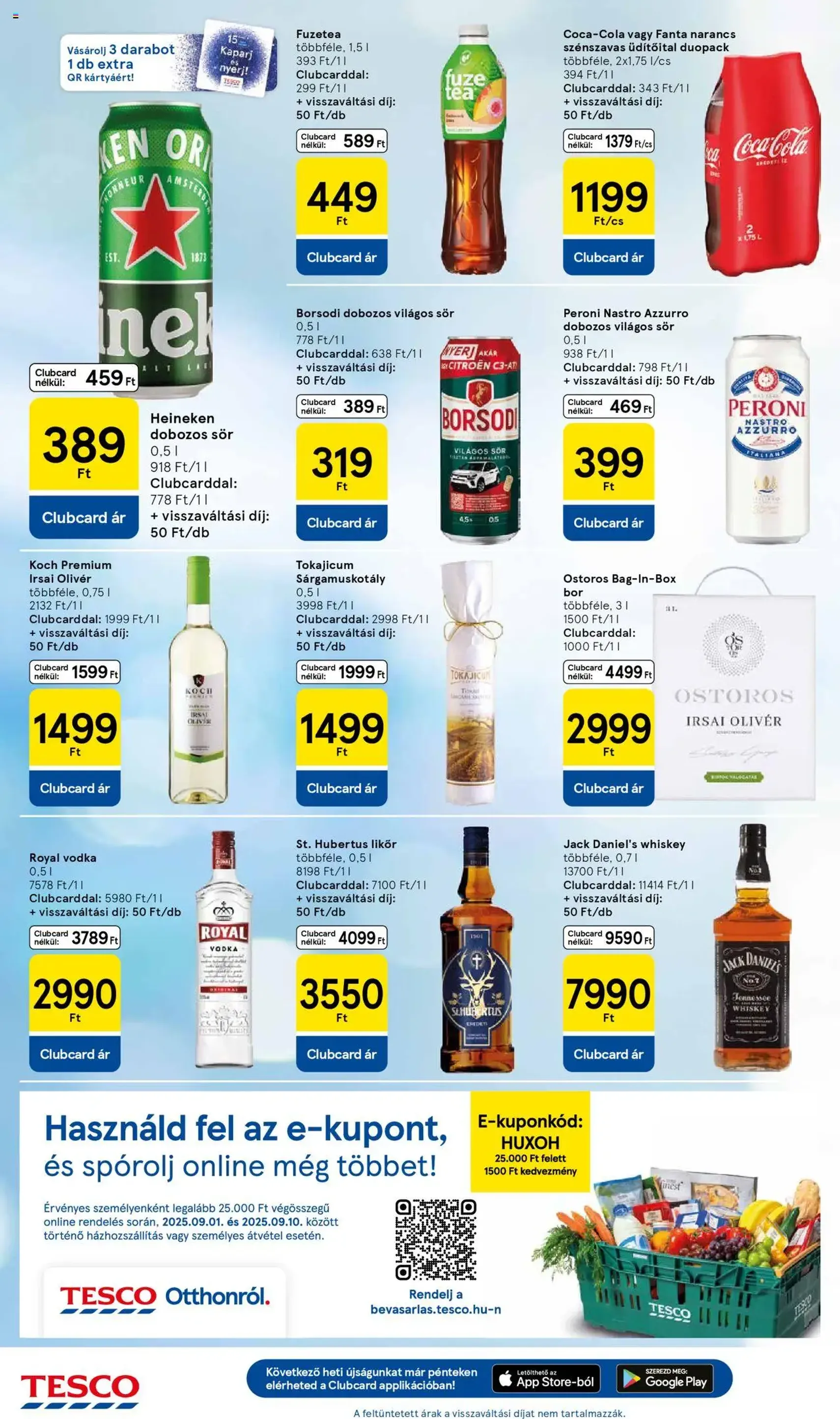 Tesco Szupermarket - Akciós újság - 2025.09.04. érvényes szórólap 6 oldal 32 oldalból Tesco Szupermarket - Akciós újság - 2025.09.04. érvényes szórólap 6 oldal 32 oldalból