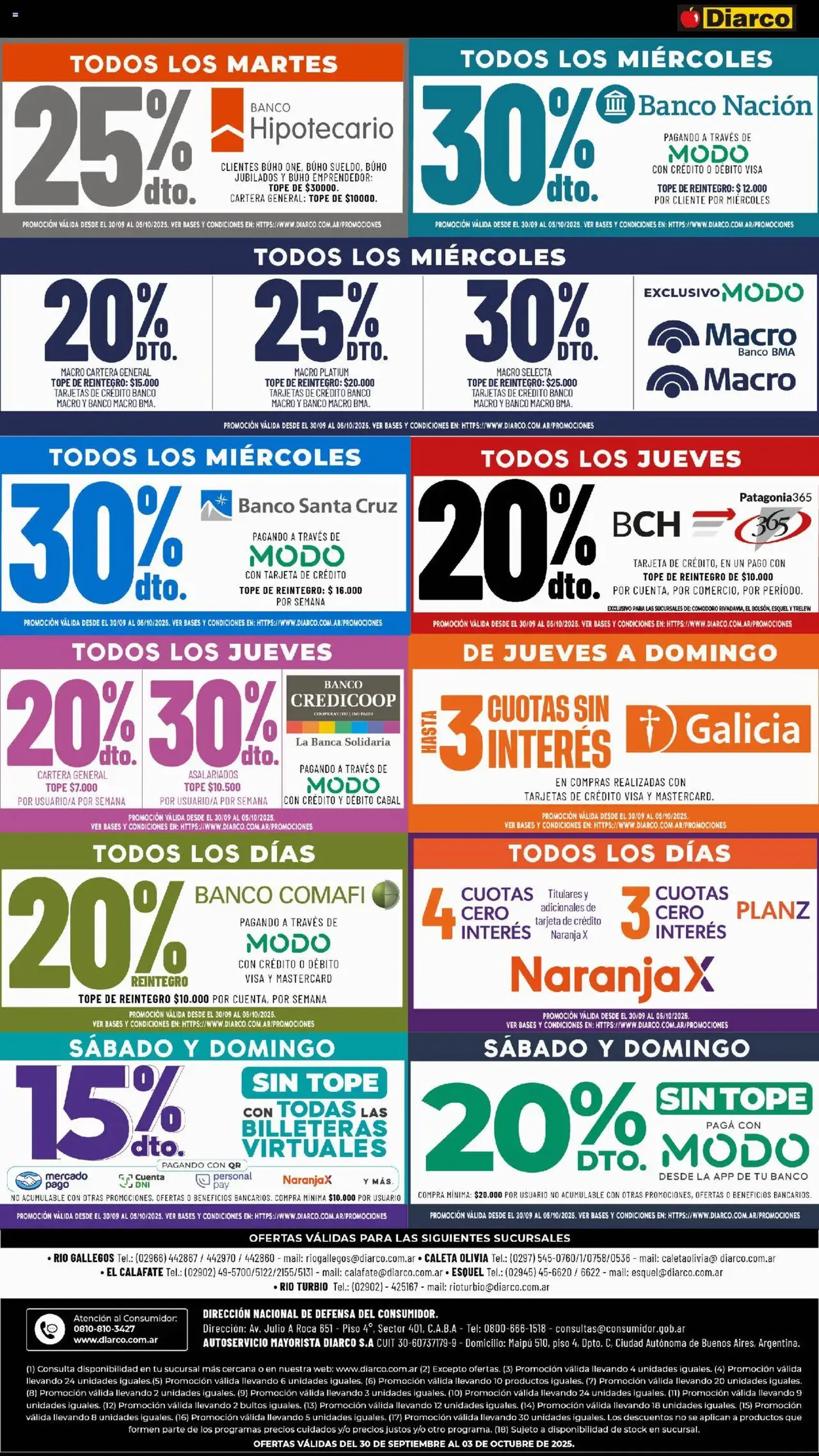 Diarco - Ofertas Sur - folleto válido desde 29/09/2025 página 22 de 22
