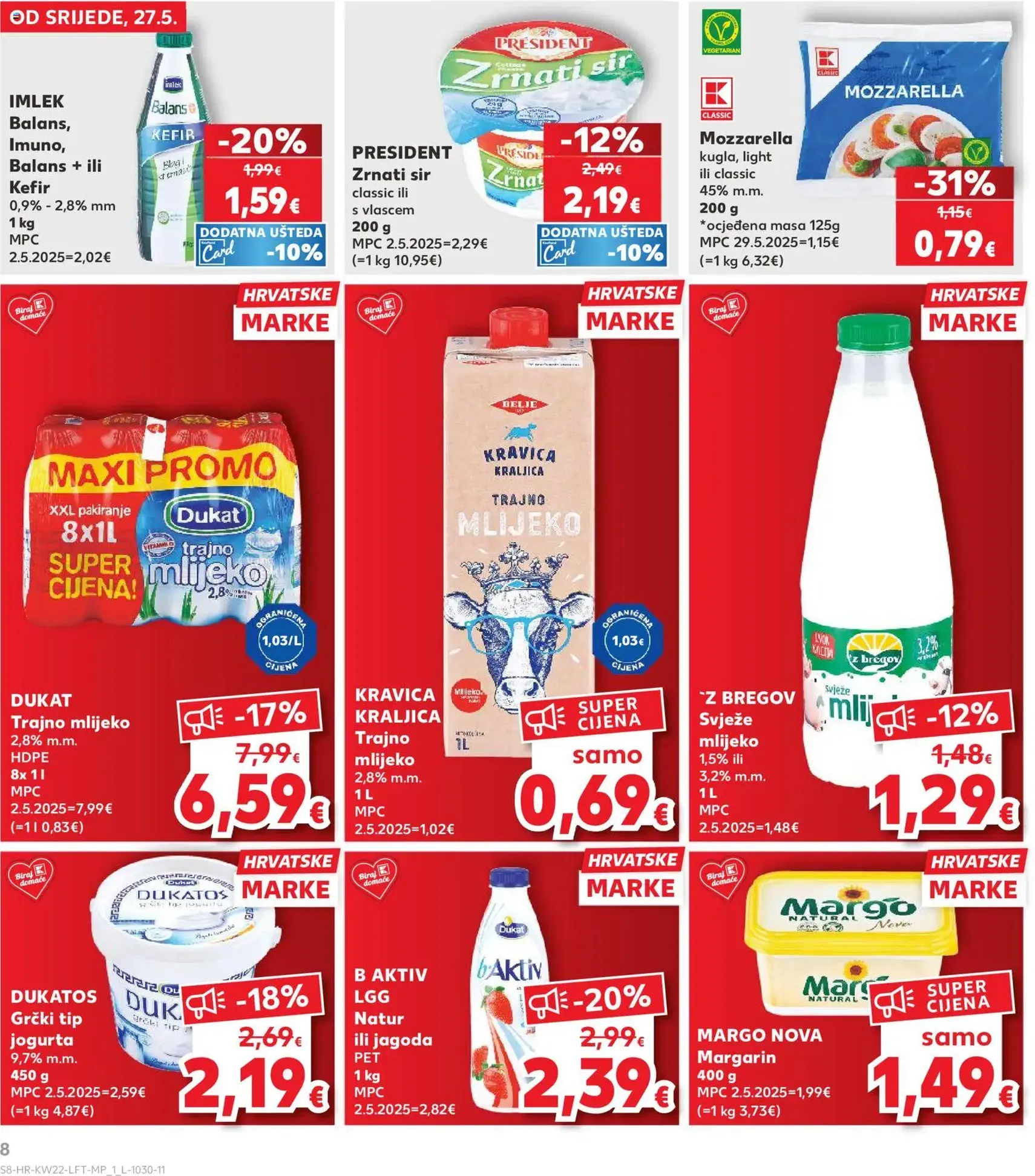 Kaufland HR akciós újság - 2026.05.27. érvényes szórólap 8 oldal 32 oldalból