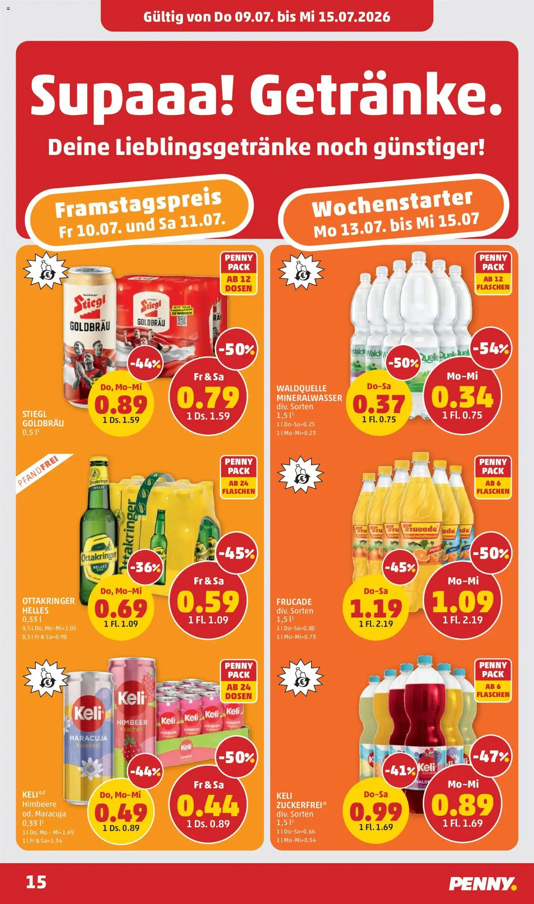 Penny Markt Flugblatt - Gültiger Prospekt ab 09.07.2026, Seite 15 von insgesamt 28