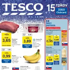 Tesco Hypermarket - leták - náhľad letáku platný od 27.08.2025