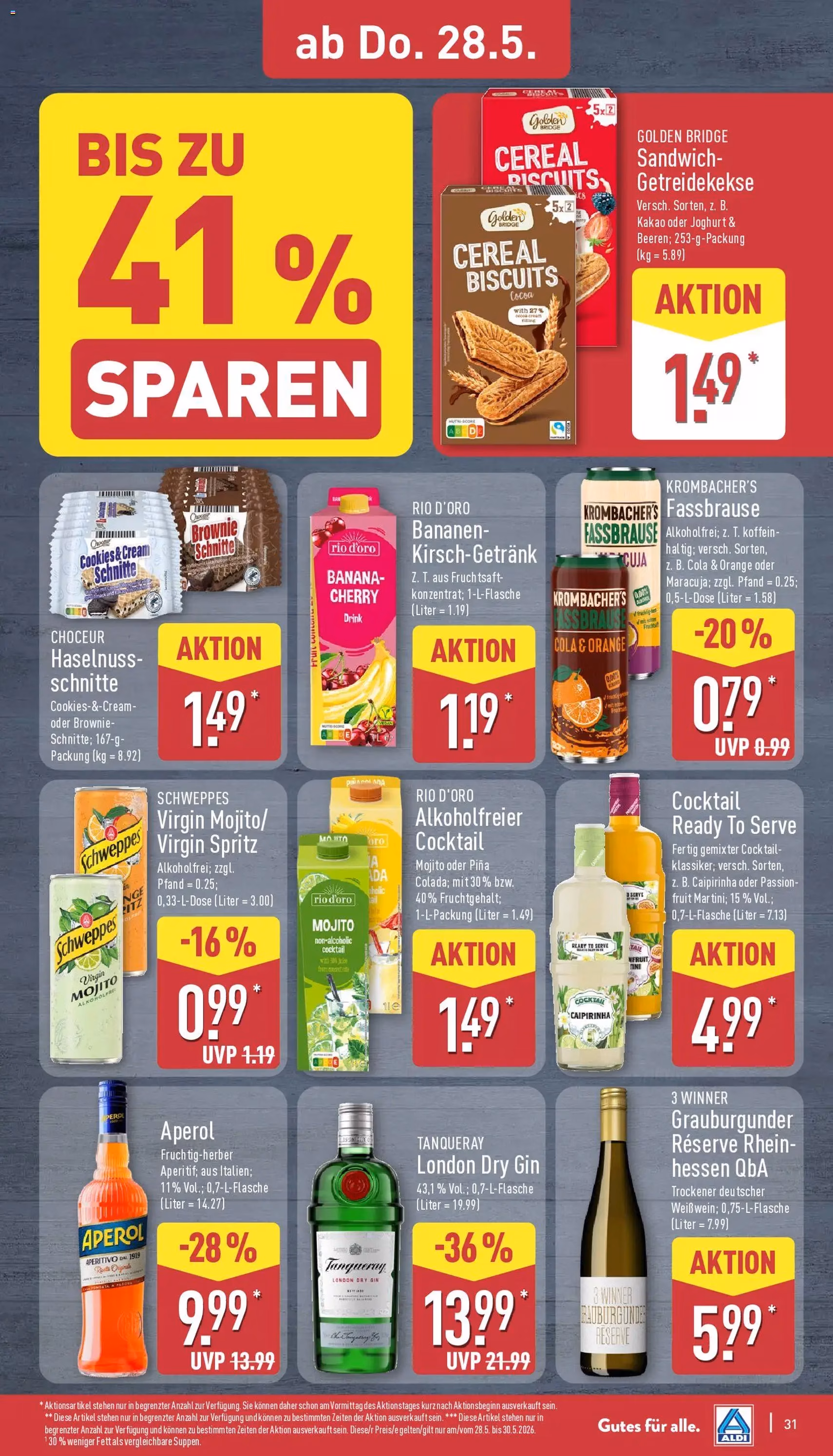 Aldi Prospekt - Gültiger Prospekt ab 26.05.2026, Seite 31 von insgesamt 42