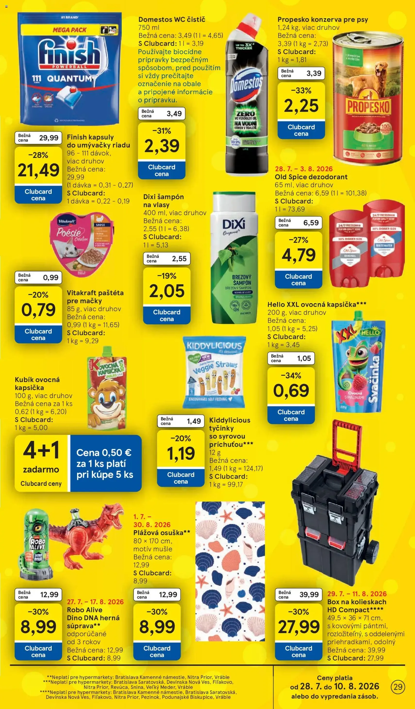 Tesco Hypermarket - leták - platný leták od 29.07.2026 strana 29 z 53